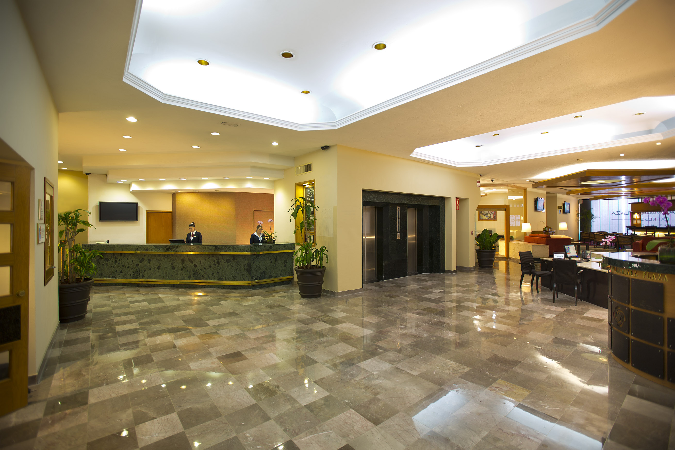 Vista Lobby Guadalajara Plaza Ejecutivo
