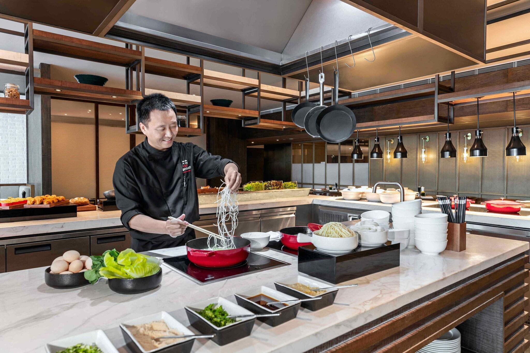 Restaurant Marriott Executive Apartments Chongqing