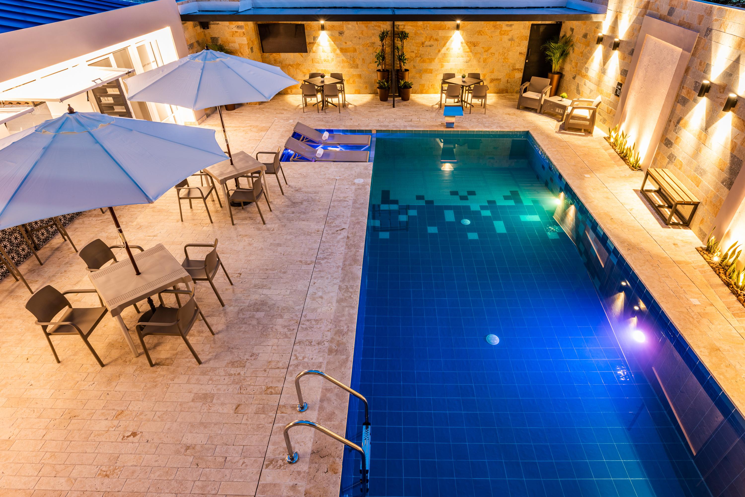 Vista Piscina Hotel Elite