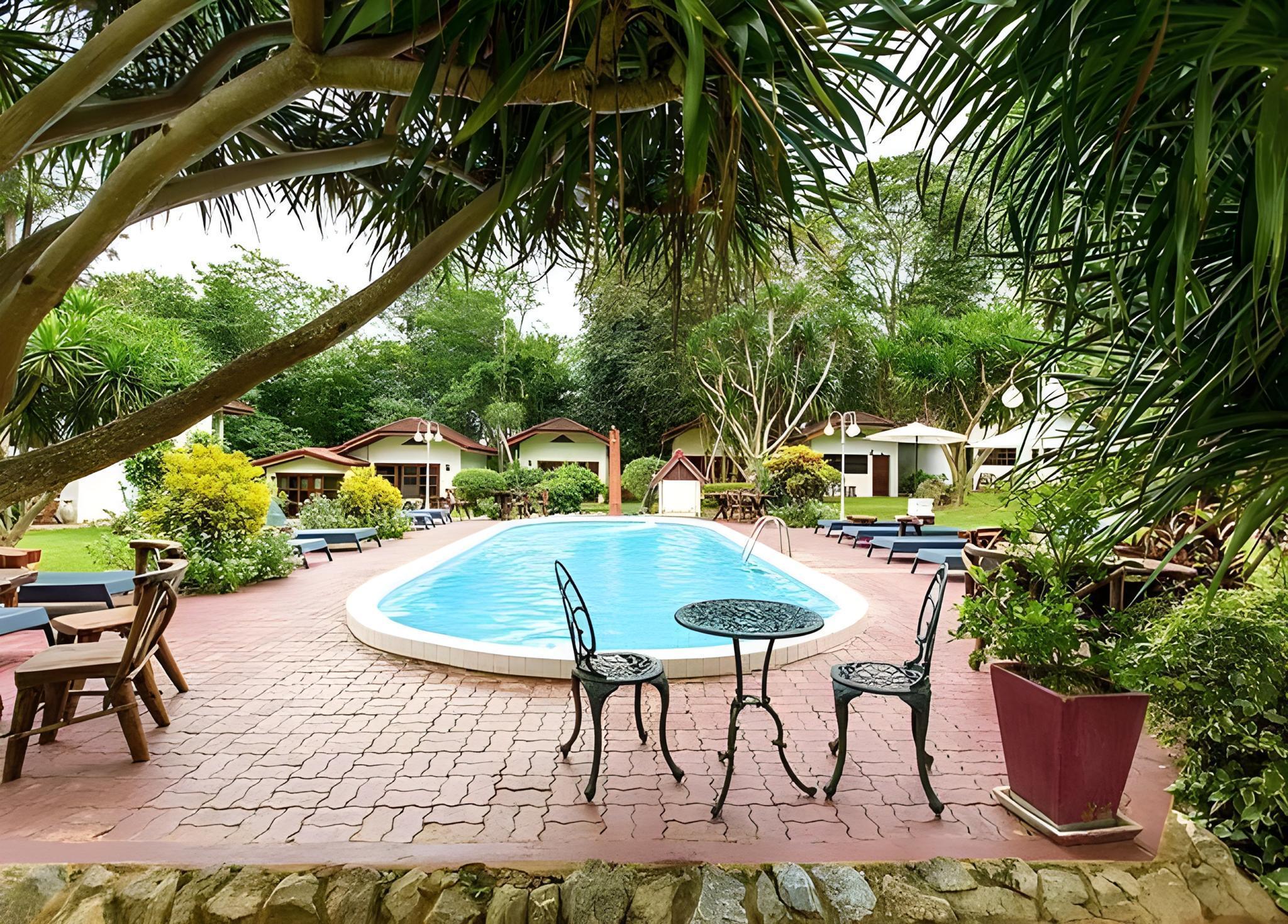 Vista Piscina Eco Valley Lodge