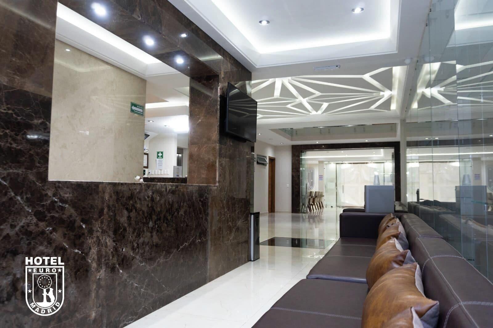 Vista Lobby Hotel Euro Madrid