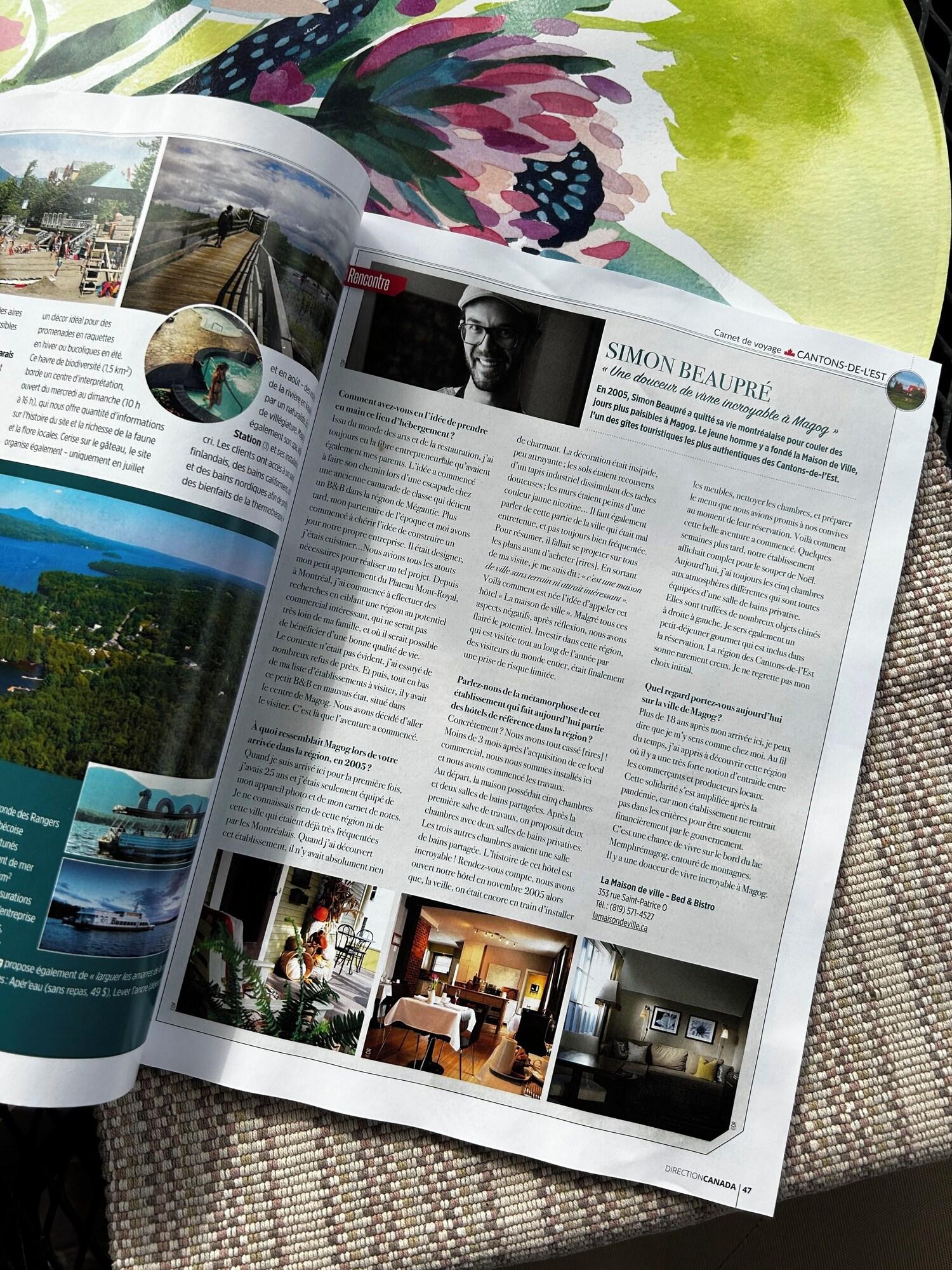 Vista Lobby La Maison de Ville - bed & bistro