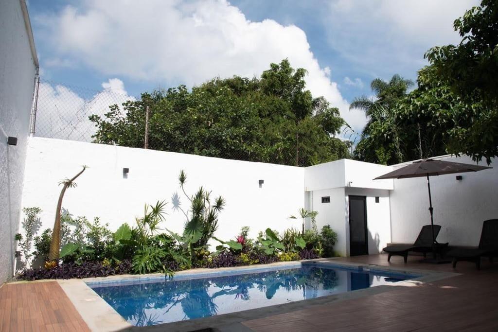 Vista Piscina Casa Naâmja