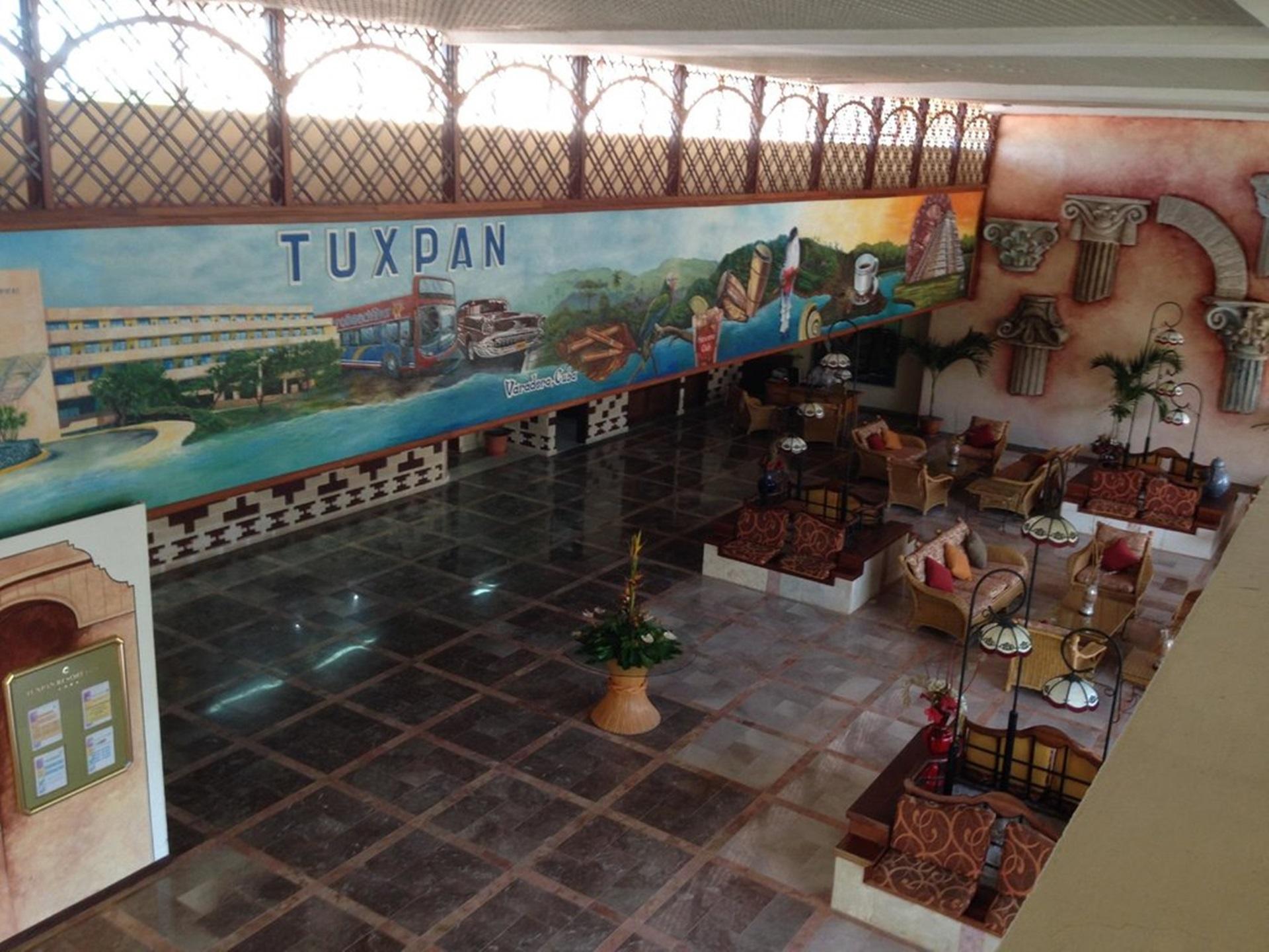 Vista do lobby Hotel Tuxpan
