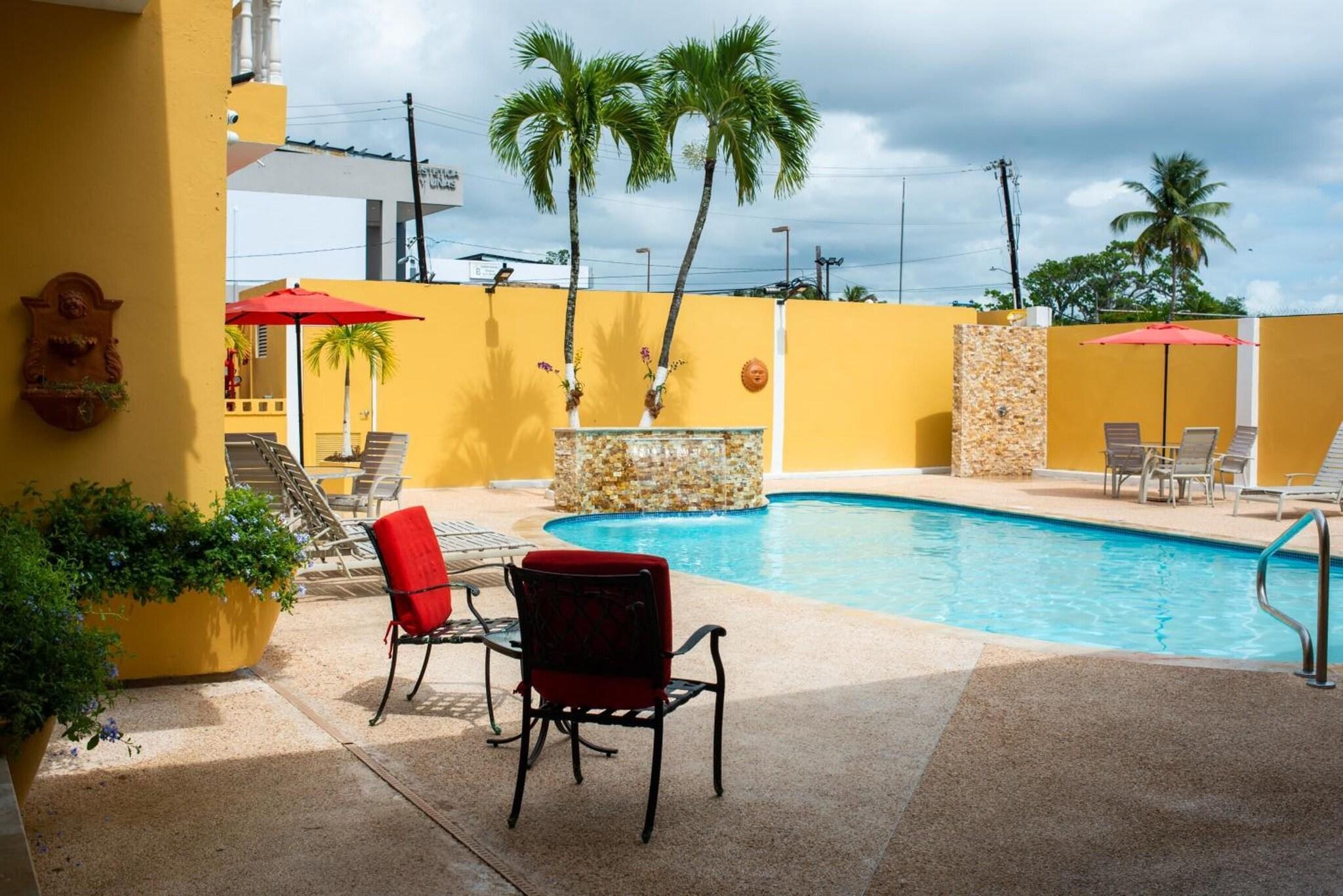 Vista Piscina Hotel Villa del Sol