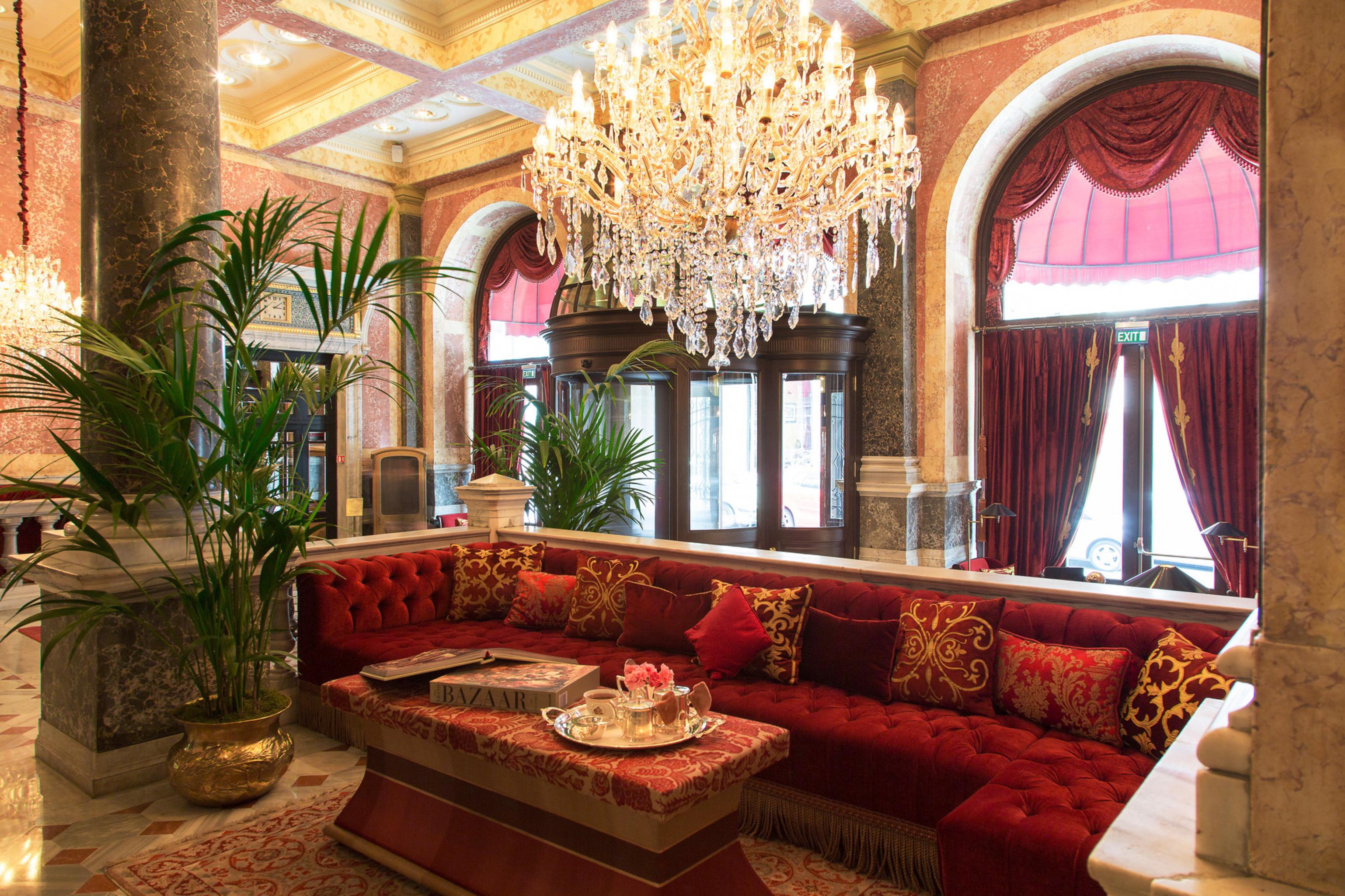 Vista Lobby Pera Palace Hotel