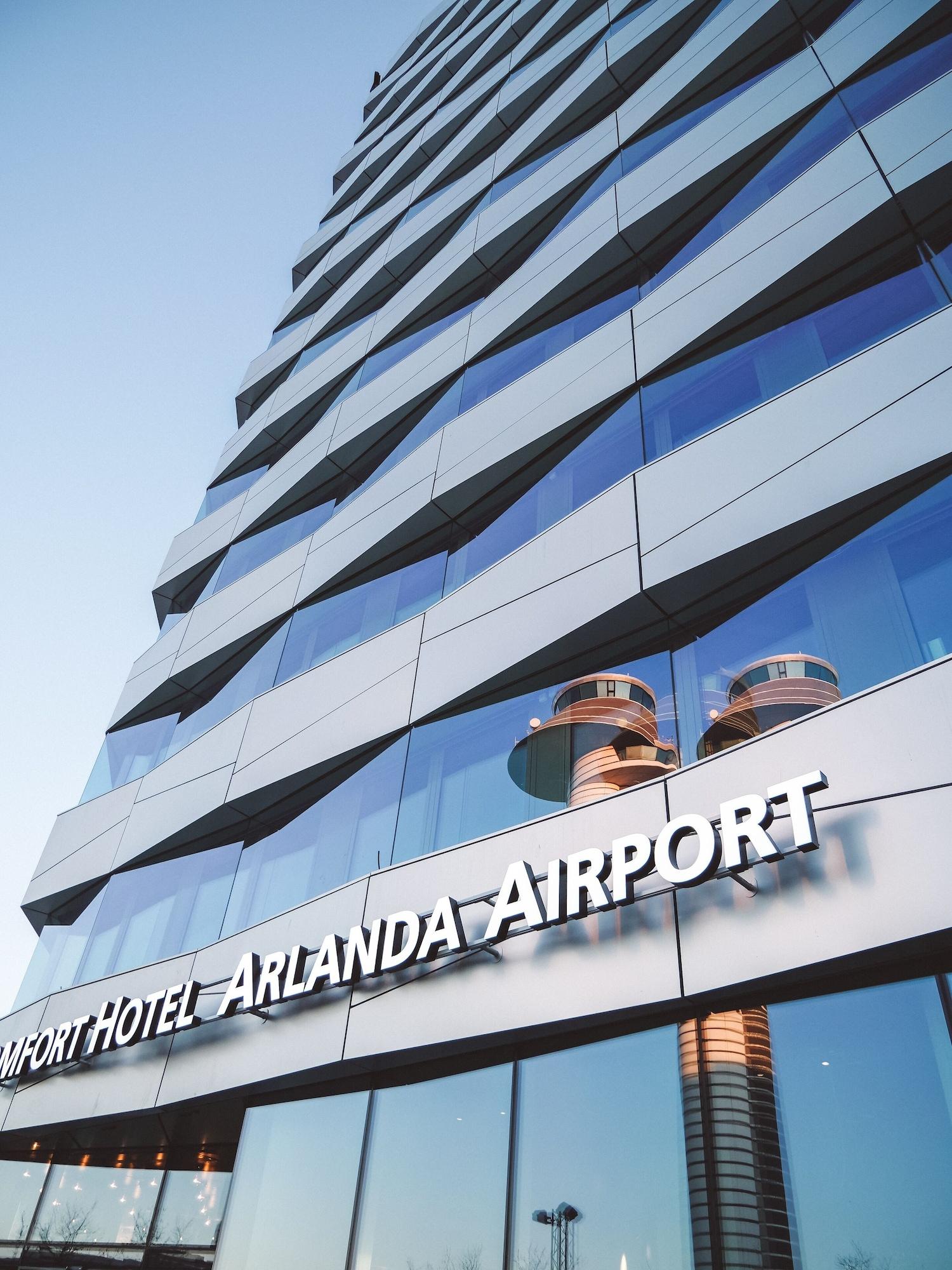 Vista Exterior Comfort Hotel Arlanda Airport Terminal