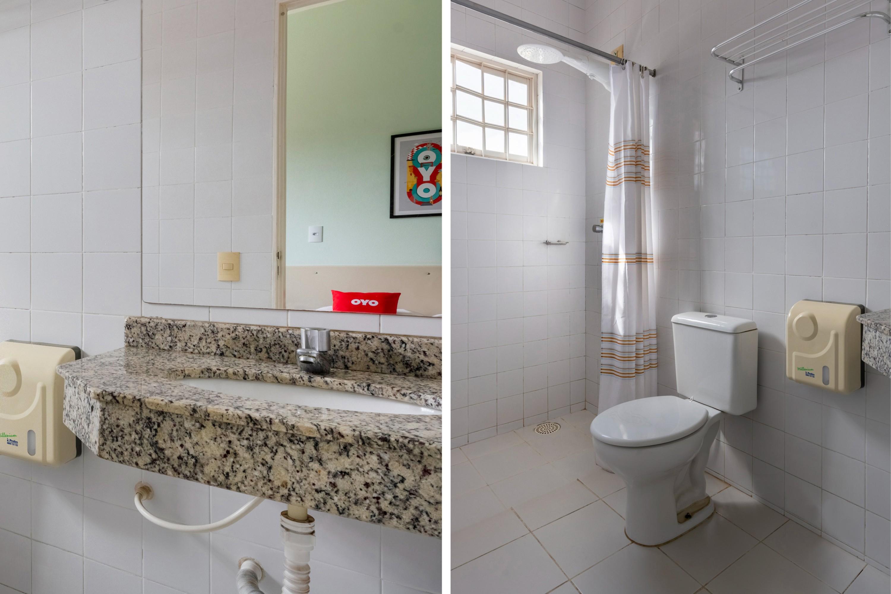 Baño OYO Hotel Cosmópolis, Sao Paulo