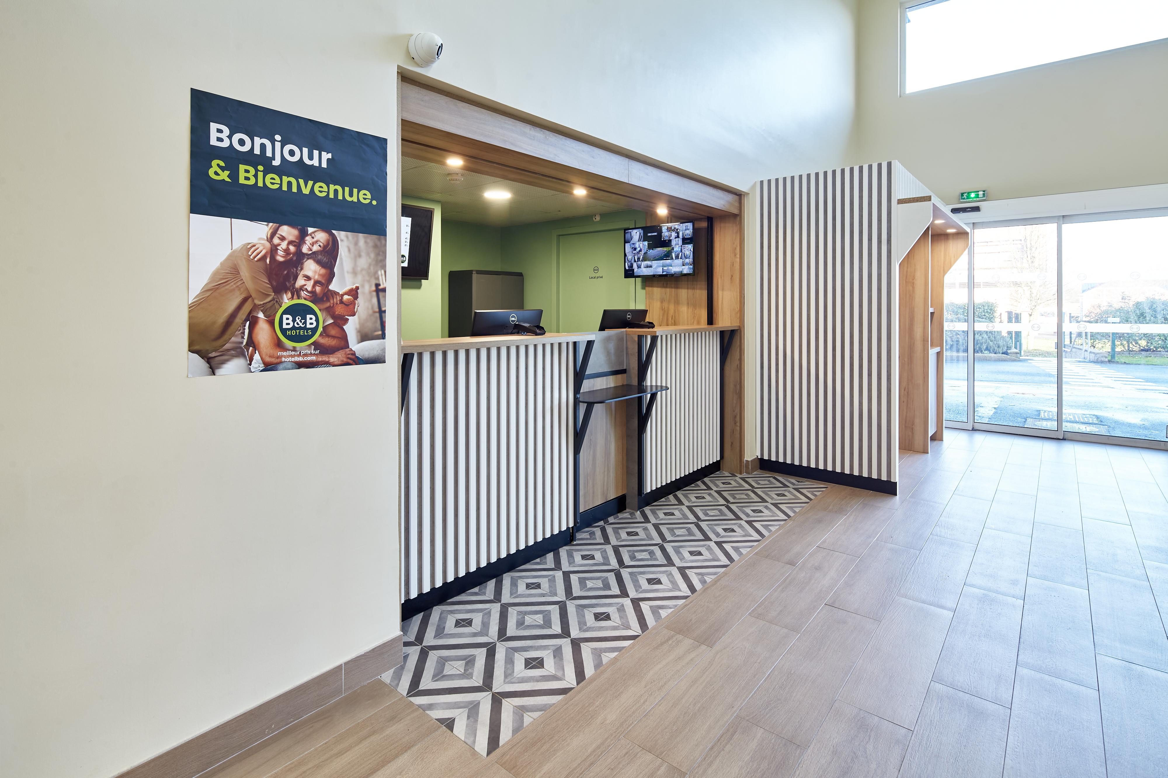 Vista Lobby B&B HOTEL Paris Nord Gonesse Parc des Expos
