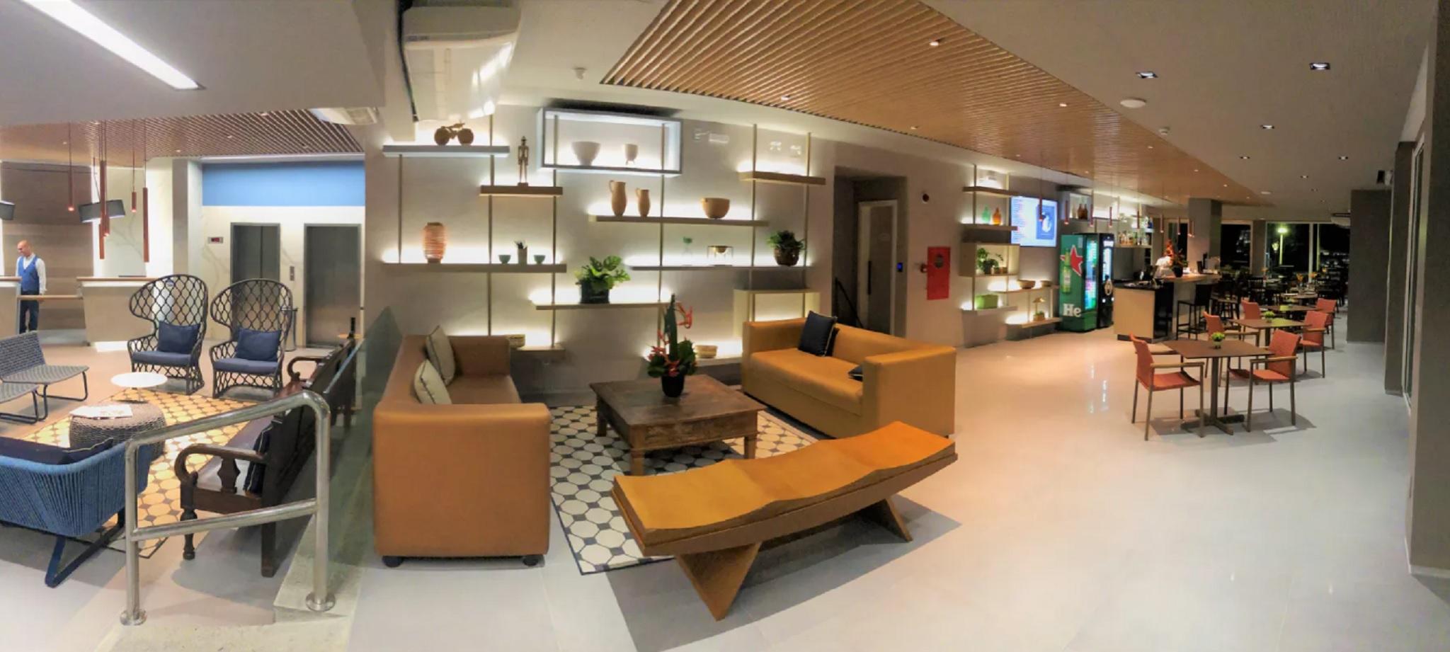 Vista Lobby Monte Pascoal Praia Hotel
