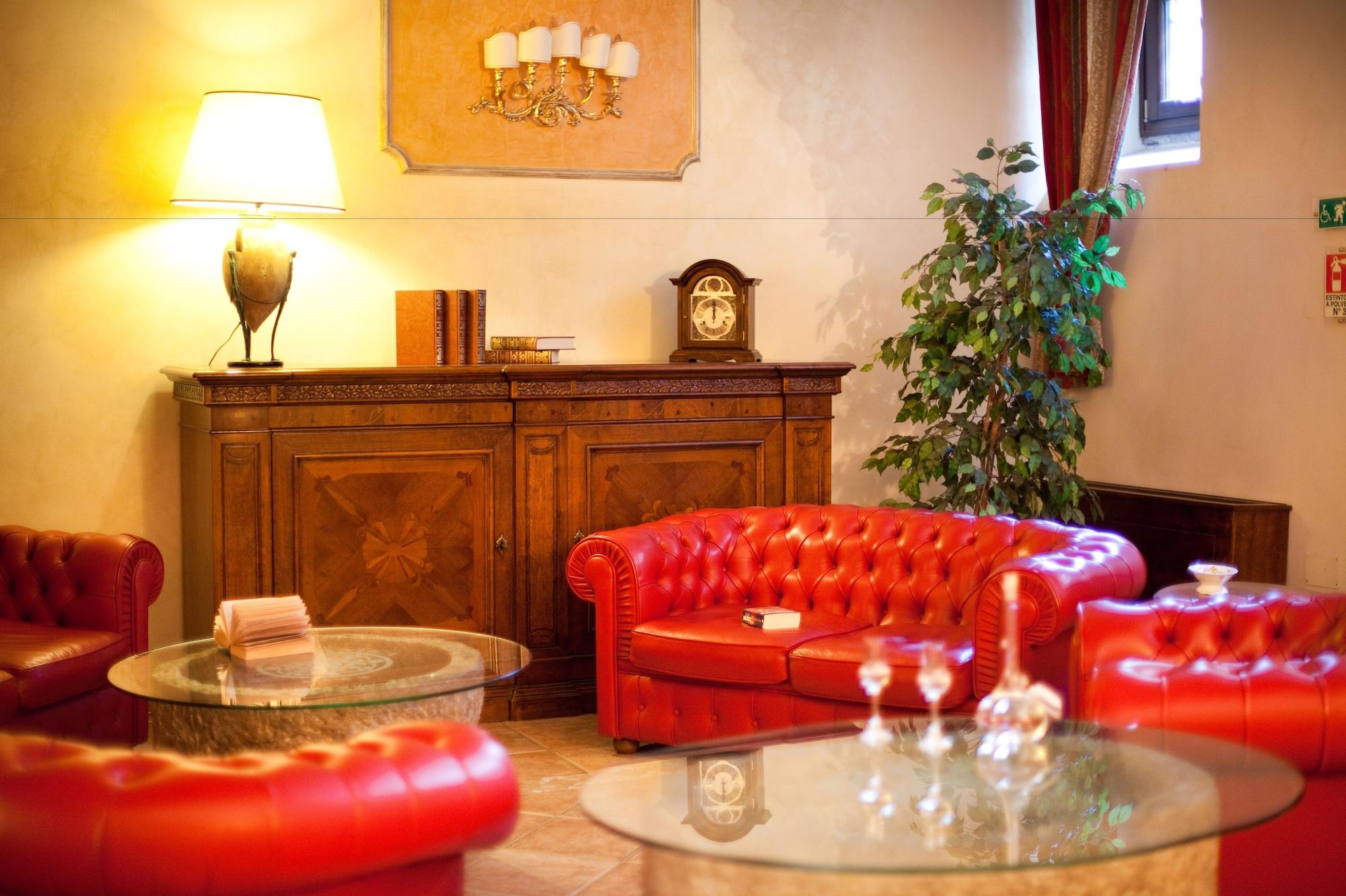 Vista Lobby Hotel Villa Torre Antica