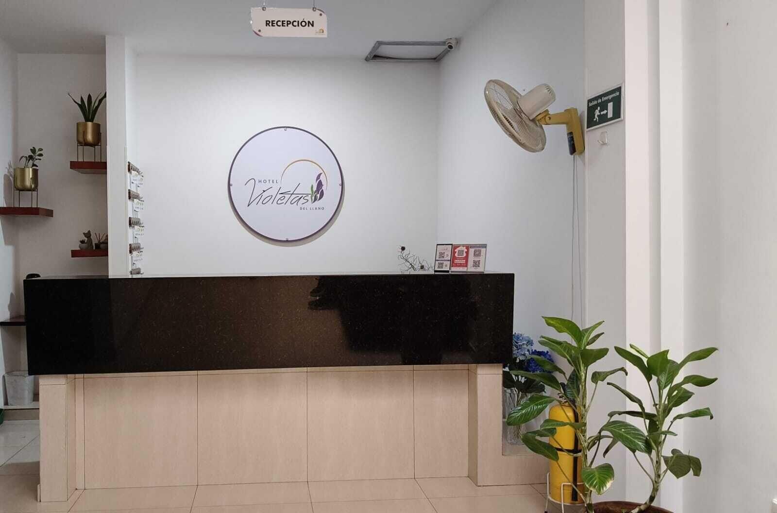 Vista Lobby Hotel Violetas del Llano