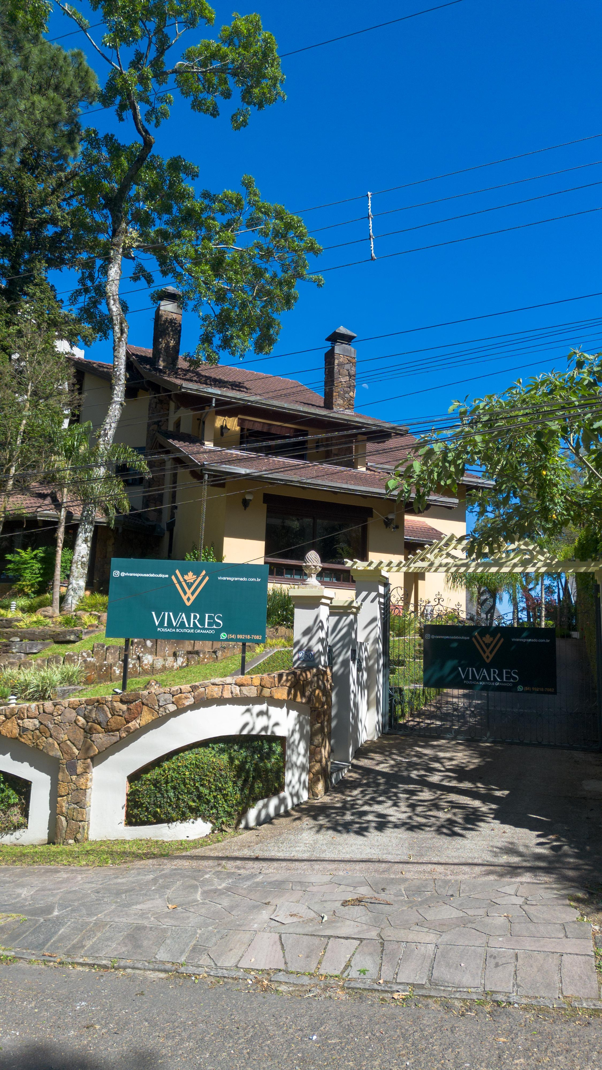 Vista Exterior Vivares Pousada Boutique Gramado