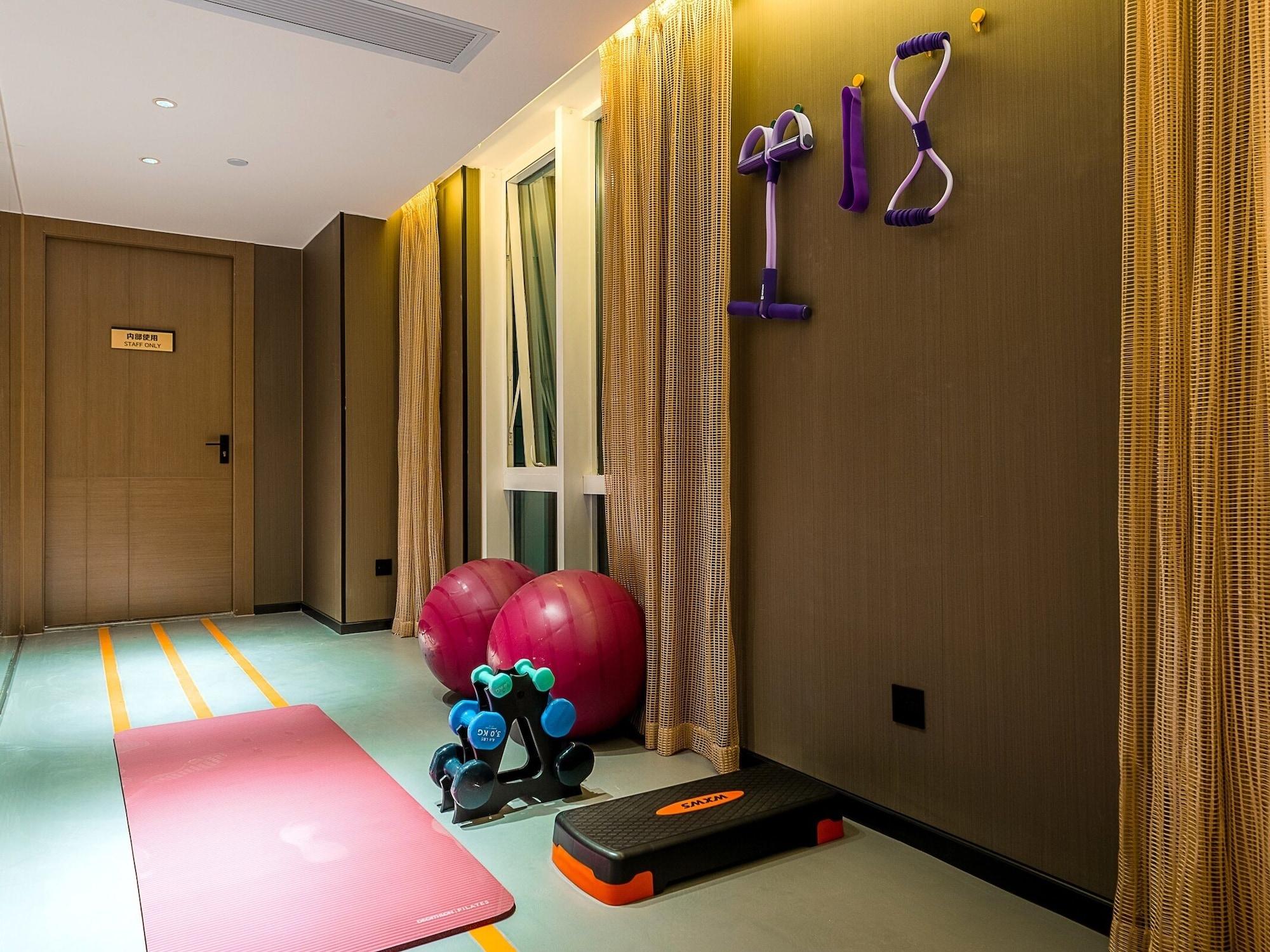 Gimnasio Ramada Encore International Hotel Jiangnanxi Metro Station Branch - Free Shuttle Bus to Canton Fair Complex During Canton Fair Period