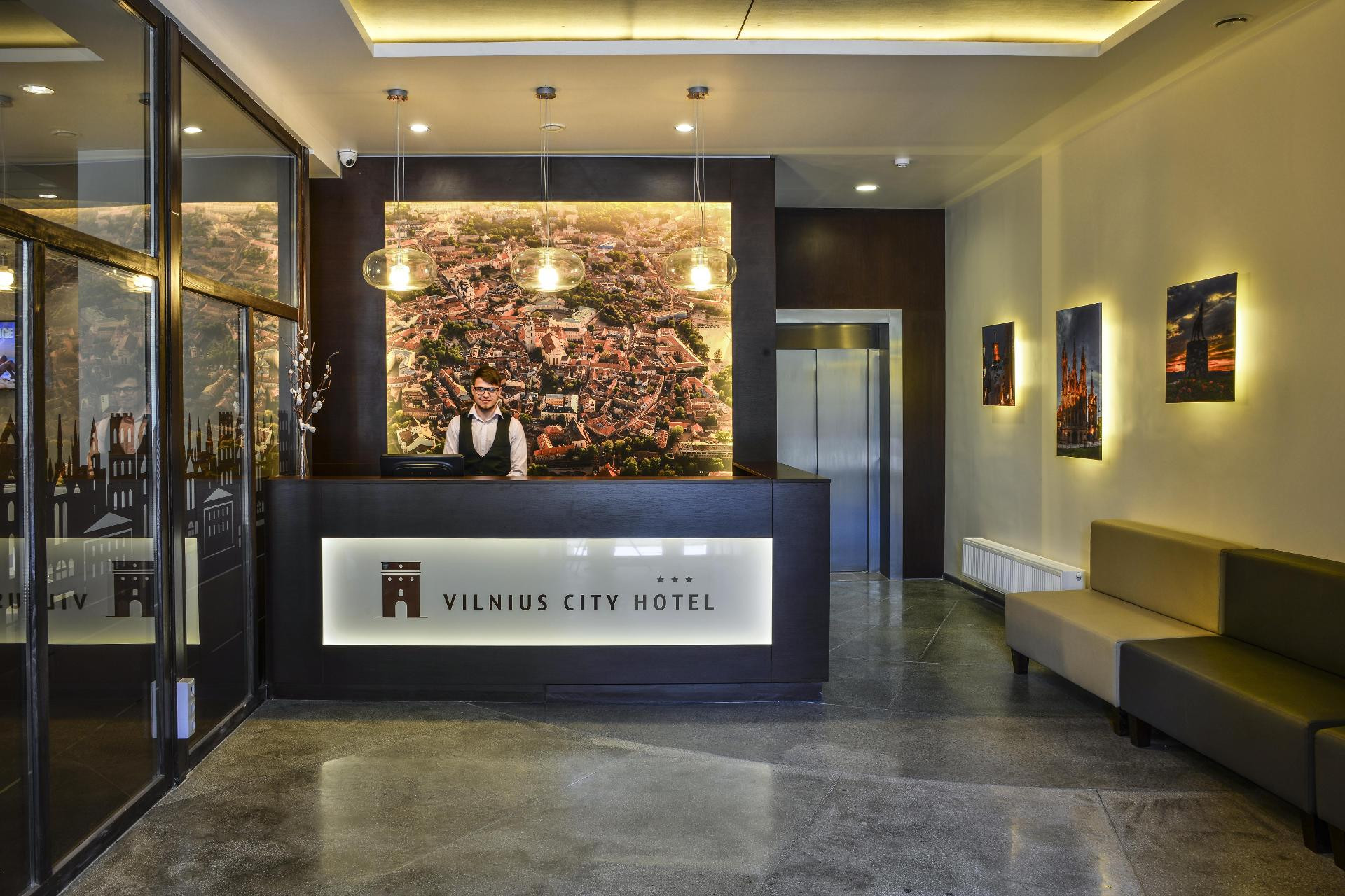Vista Lobby Vilnius City Hotel