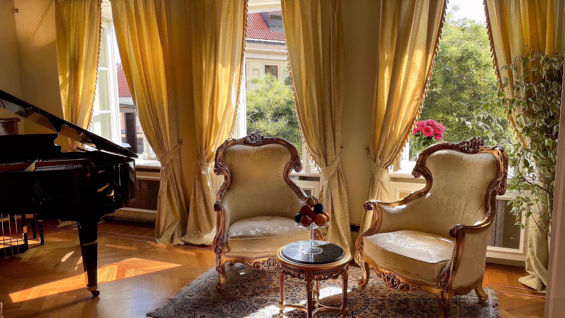 Vista Lobby Alchymist Prague Castle Suites Hotel