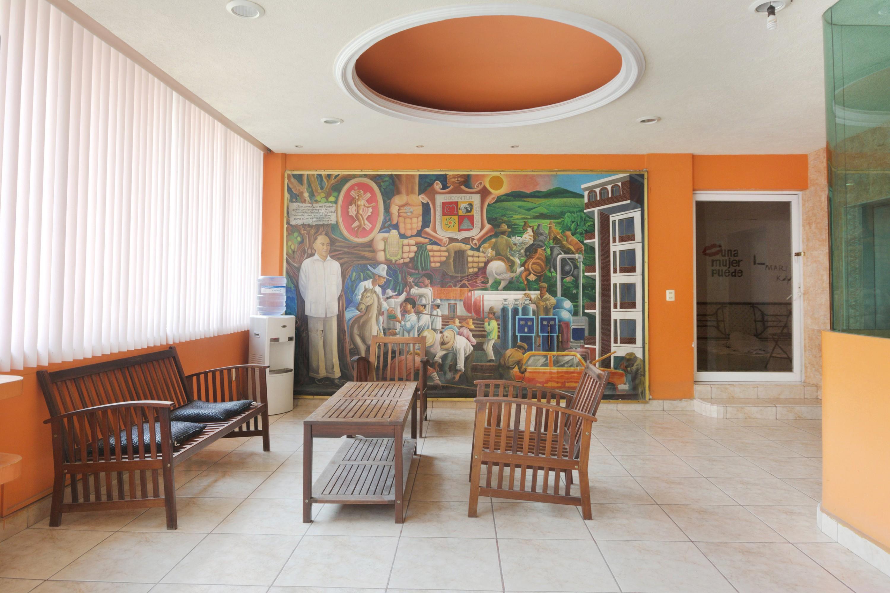 Zona de estar OYO Hotel Totonacapan, Papantla