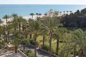Alquiler Vacacional - 1st line of muchavista beach, sea views and palm grove.