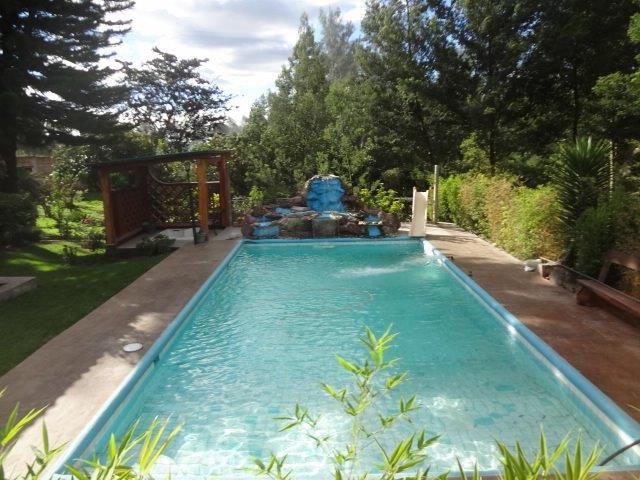 Vista Piscina Hostería Quinta Emilia