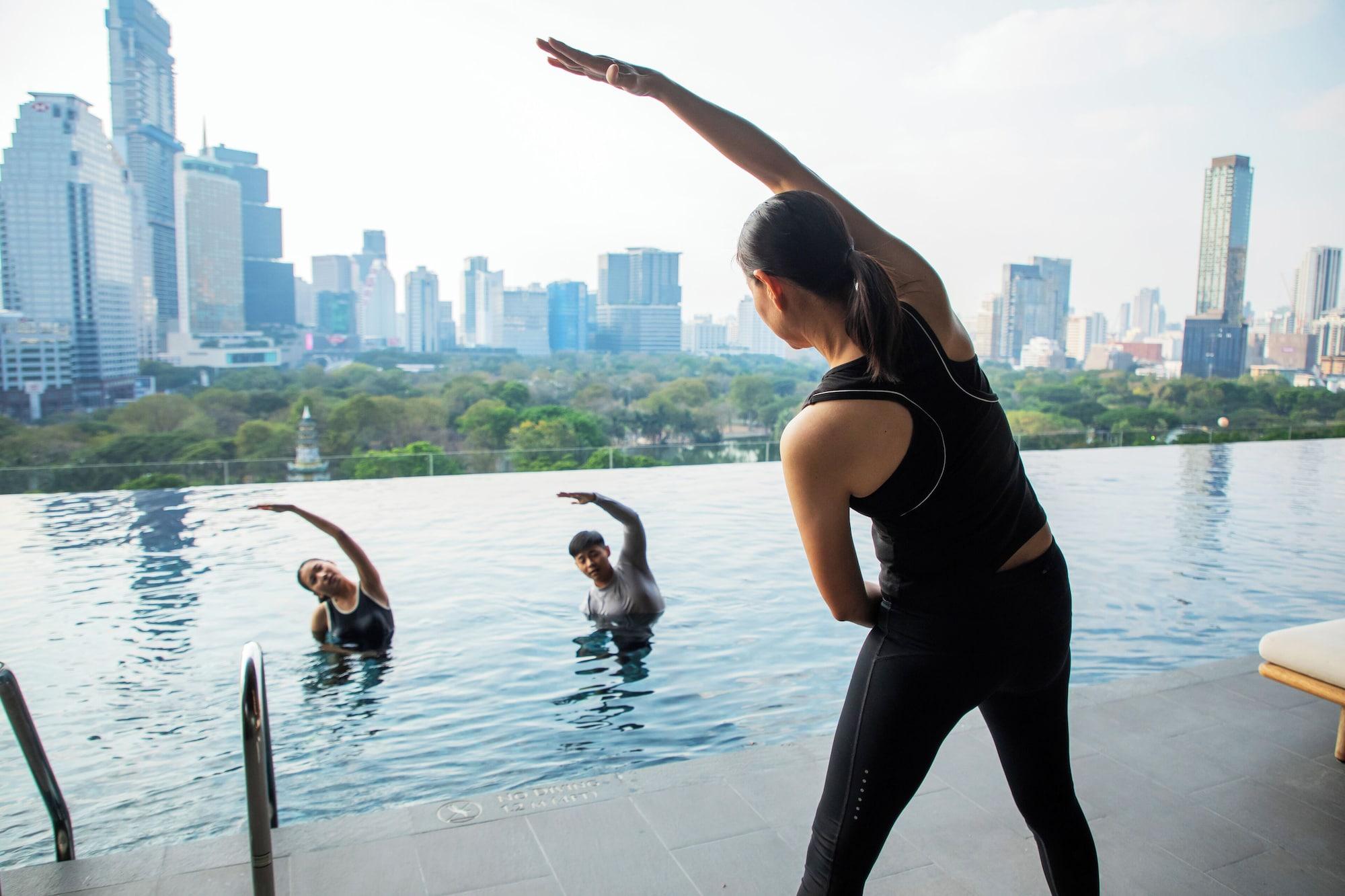 Vista Piscina Andaz One Bangkok, by Hyatt