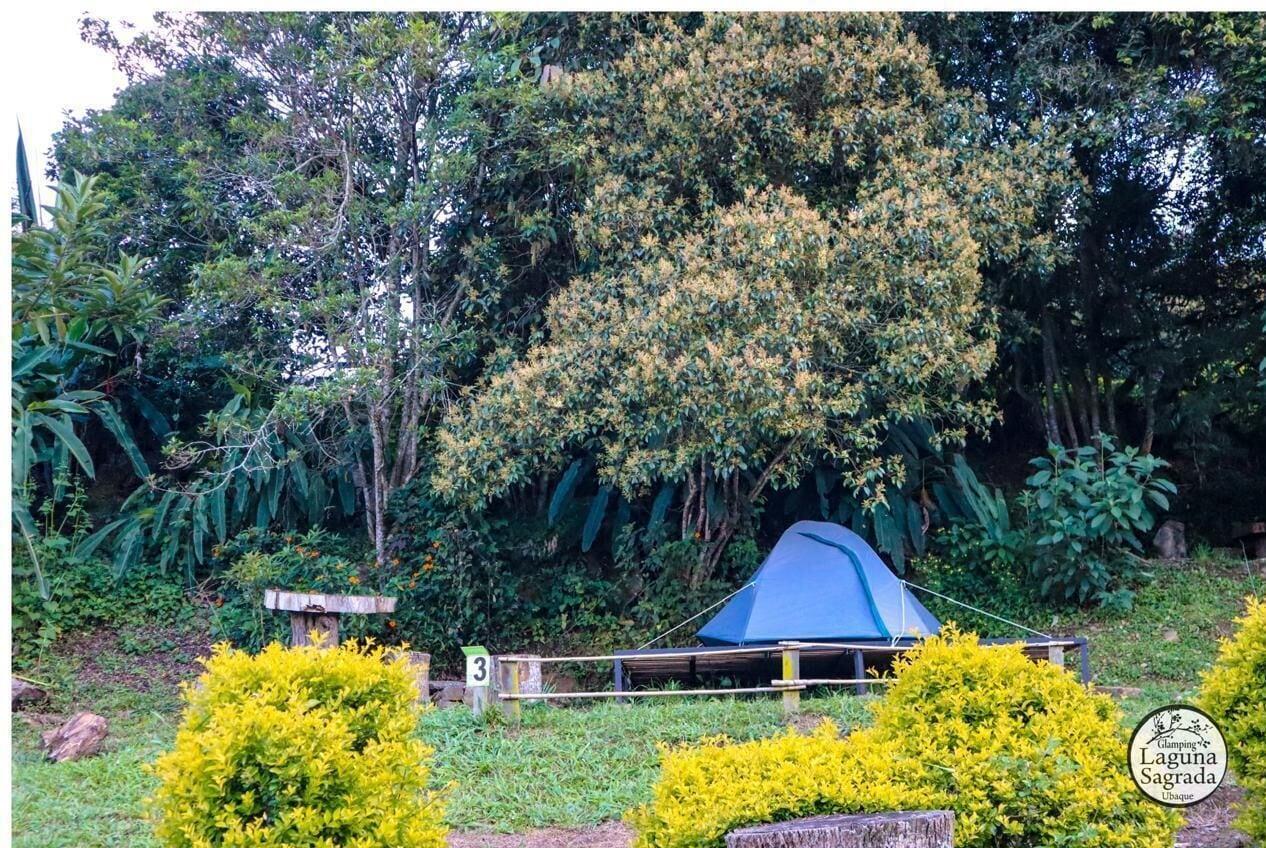 Vista Exterior Glamping Laguna Sagrada