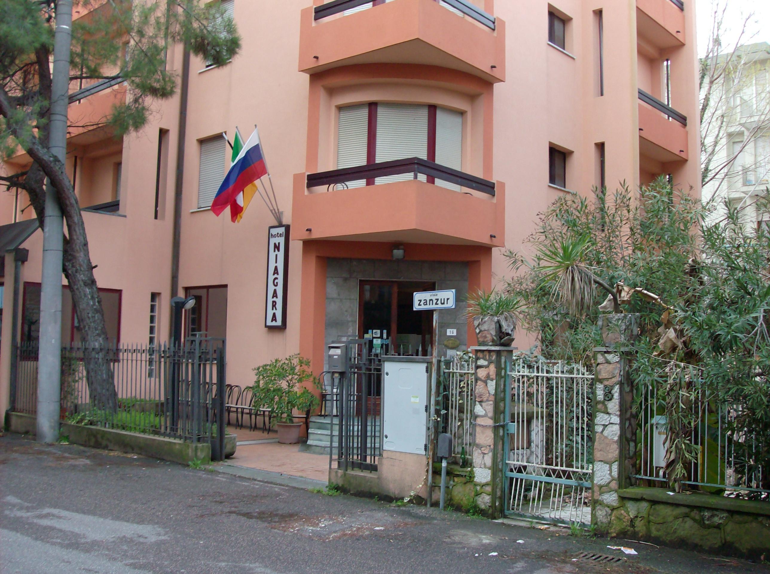 Vista Exterior Hotel Niagara Rimini