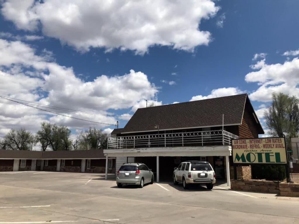 Vista Exterior Golden Arrow Motel