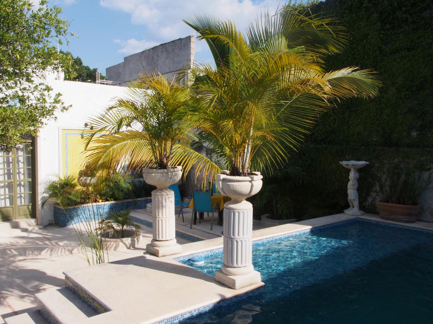 Vista Piscina The Villa Tievoli Bed & Breakfast
