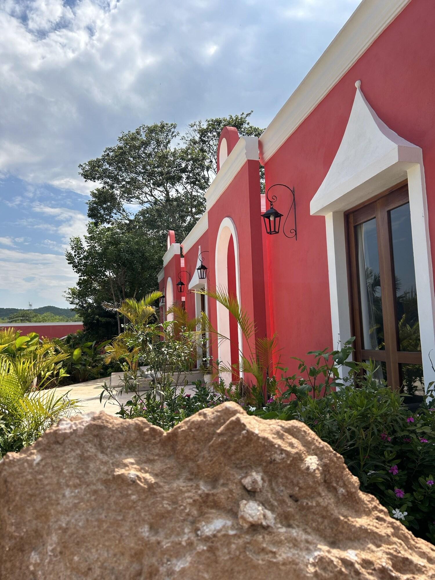 Vista Exterior Hacienda Maria Elena Yucatán