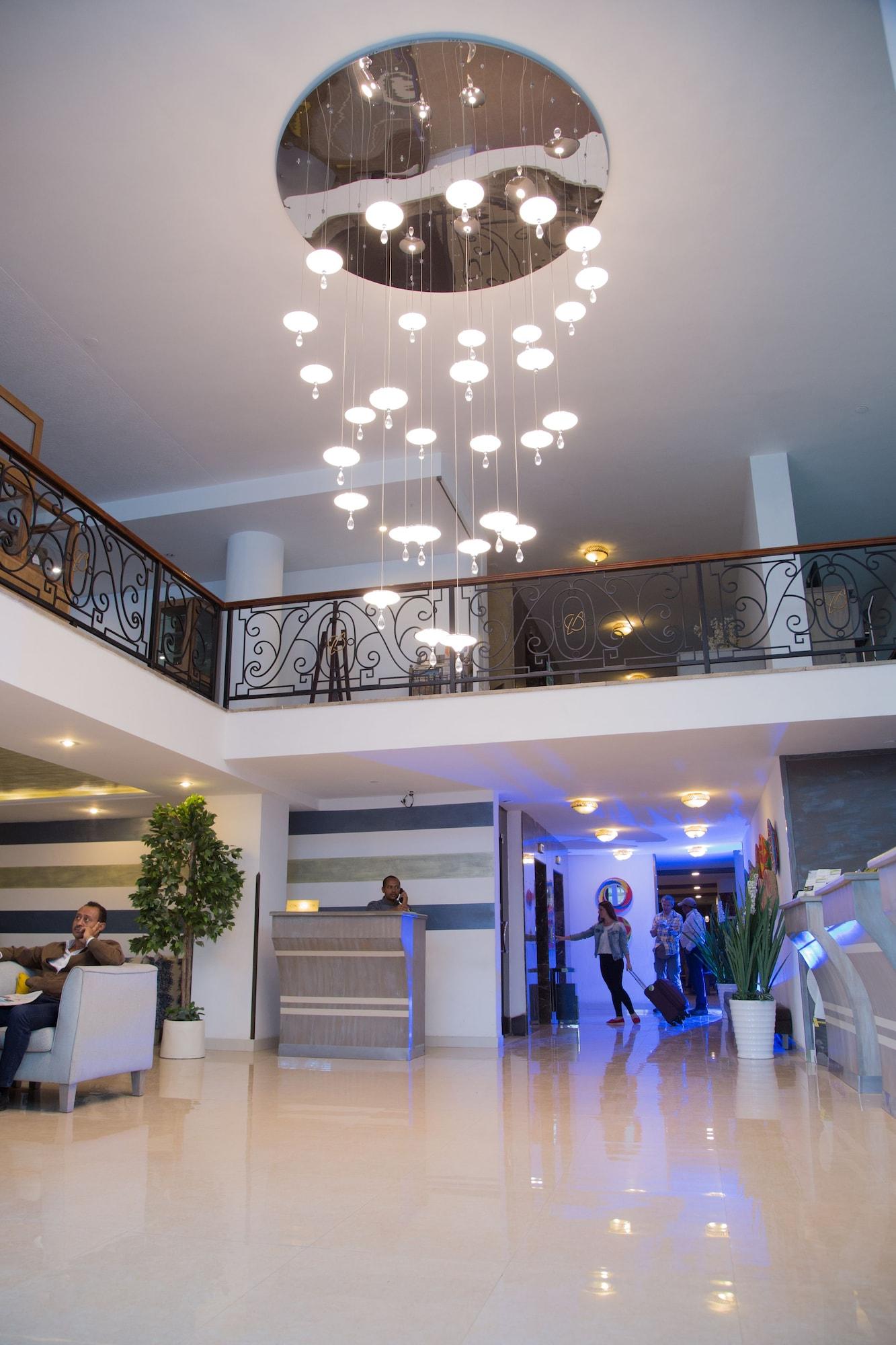 Vista Lobby Jupiter International Hotel Cazanchis