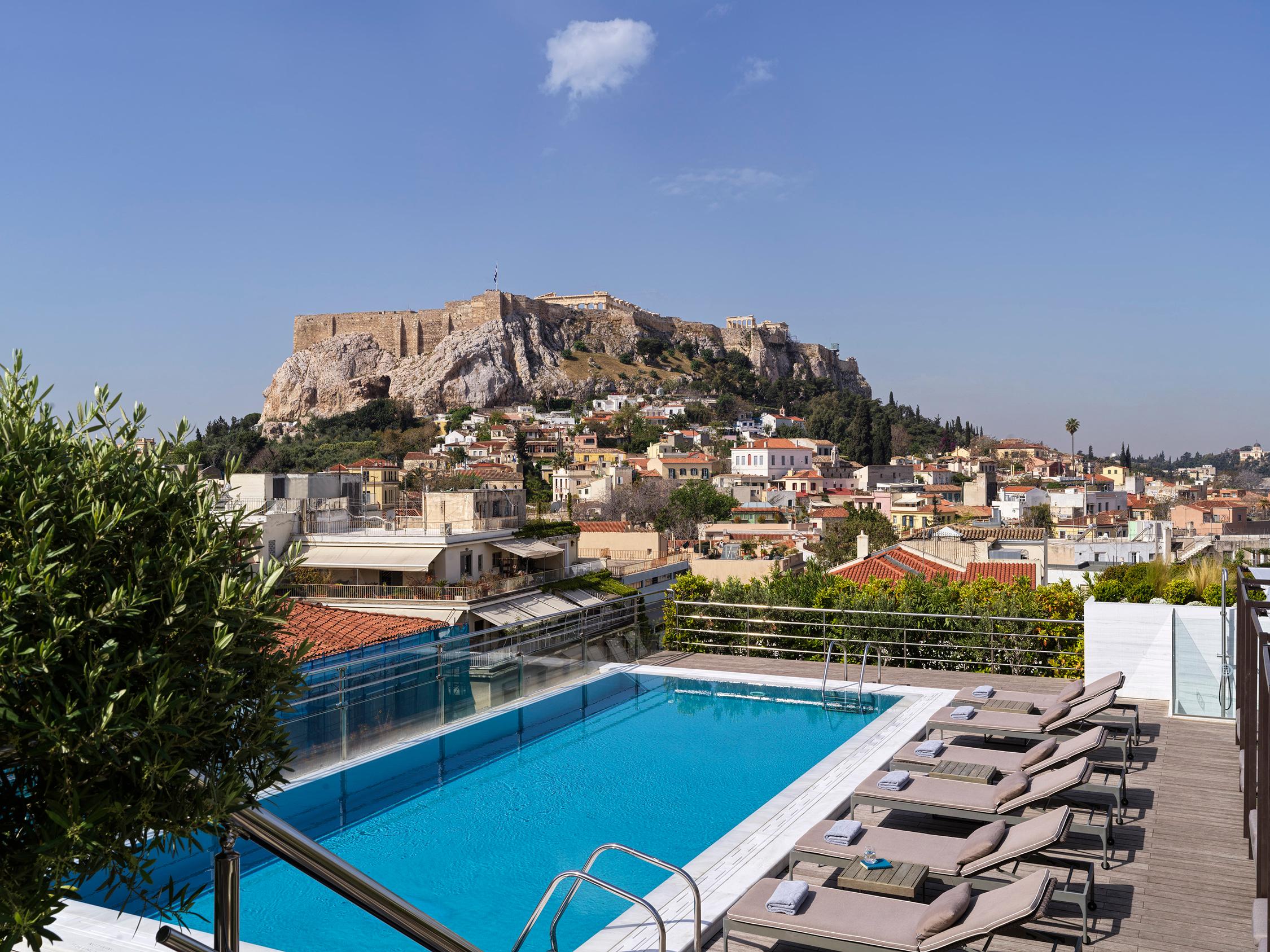 Vista Piscina Electra Palace Athens