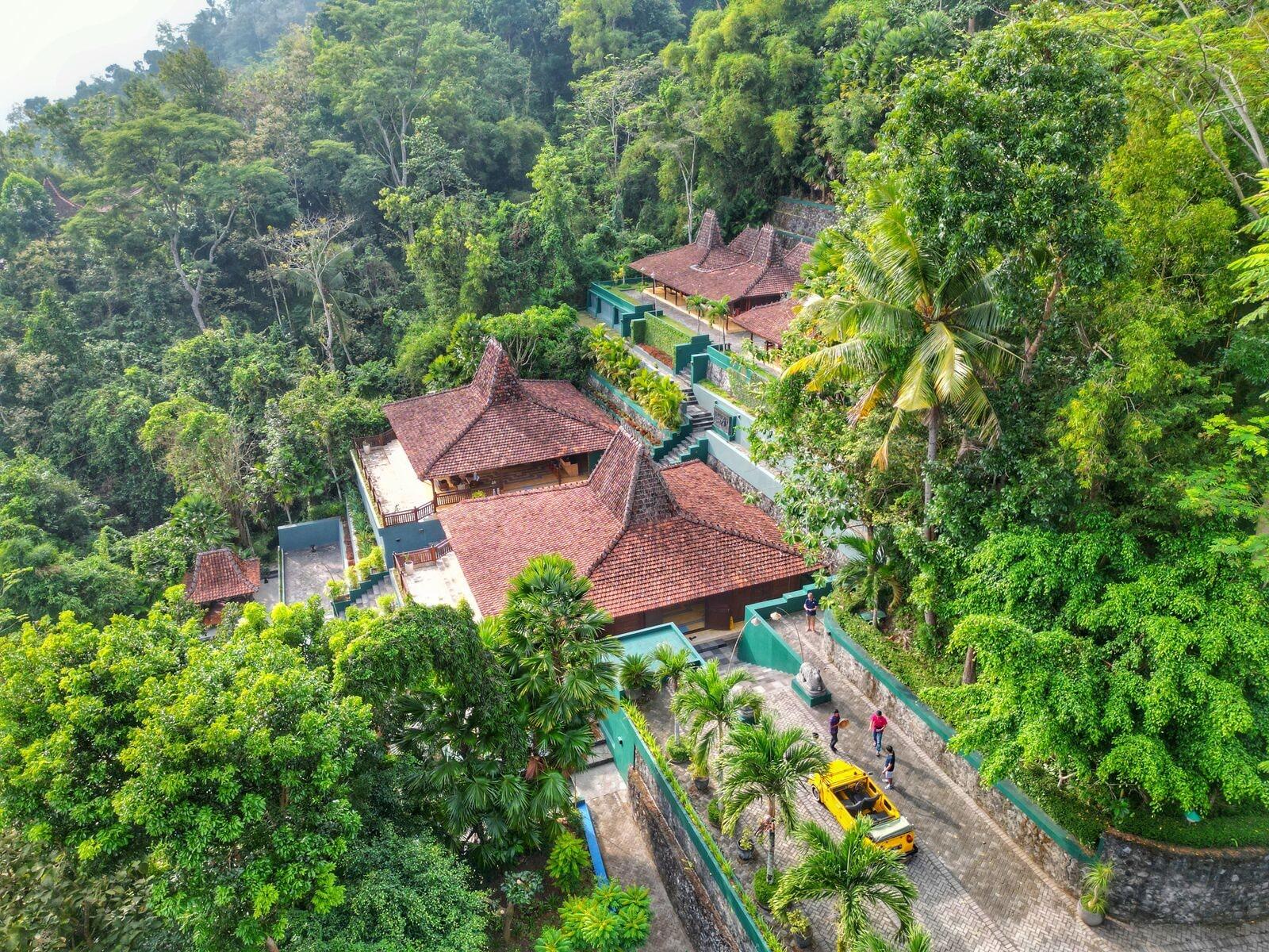 Vista Lobby Villa Borobudur Resort
