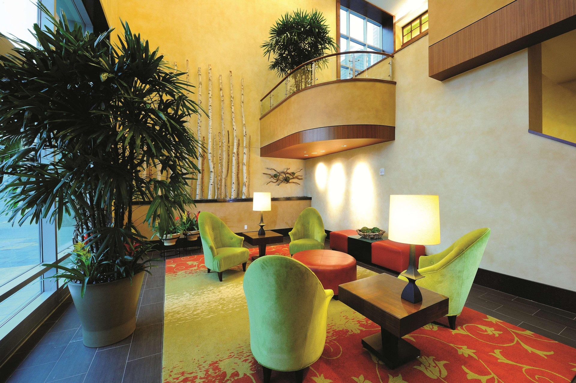 Vista Lobby Embassy Suites Houston Downtown
