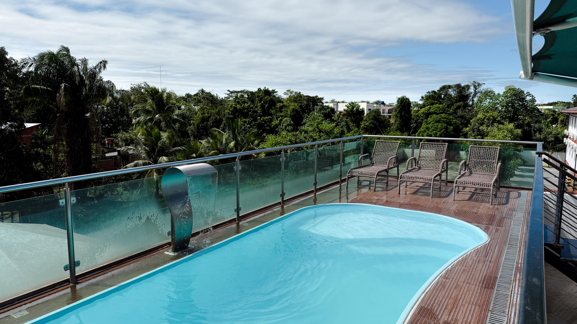 Vista Piscina Rede Andrade Rio Branco