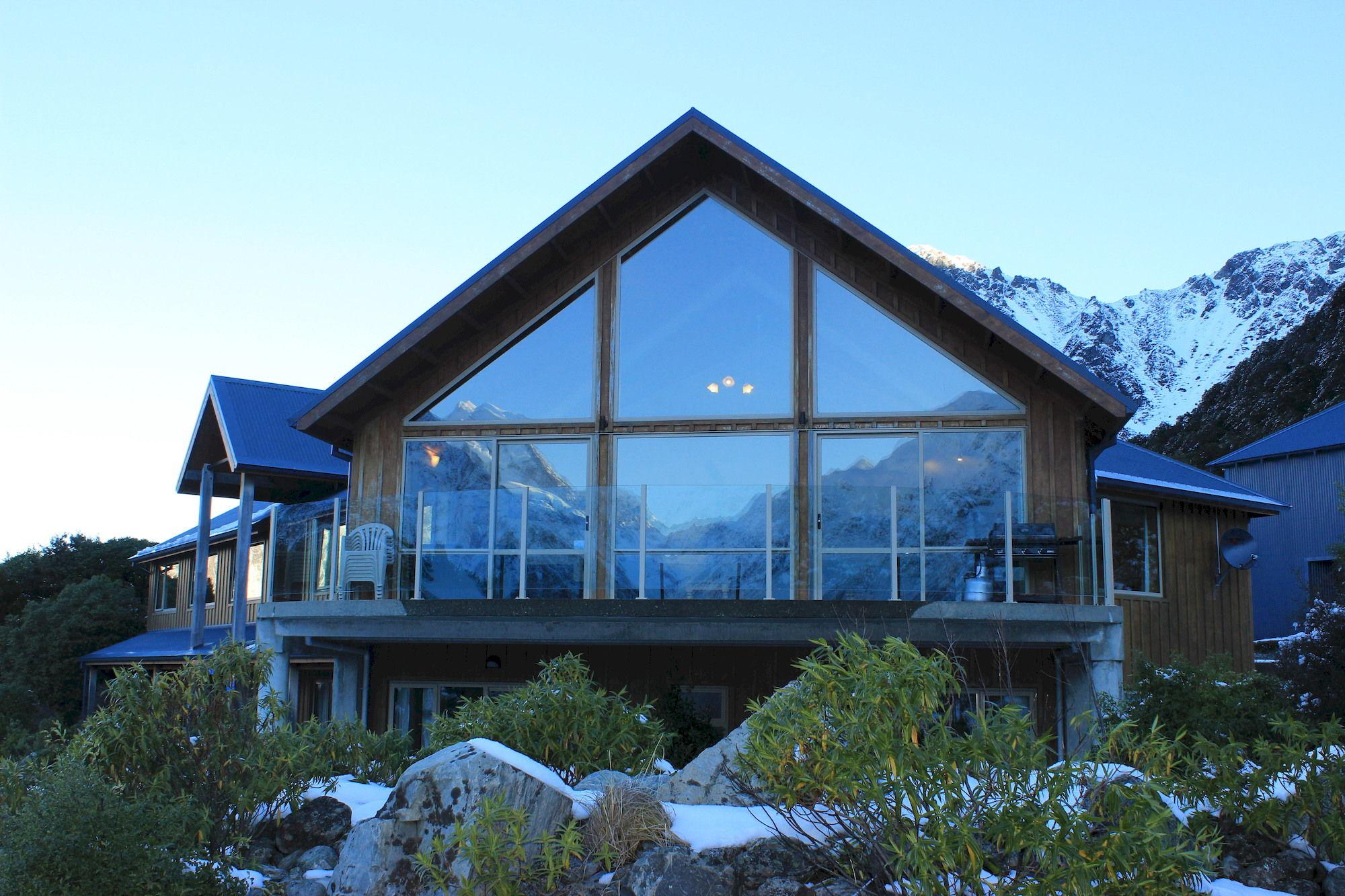 Vista Exterior Aoraki Mount Cook Alpine Lodge