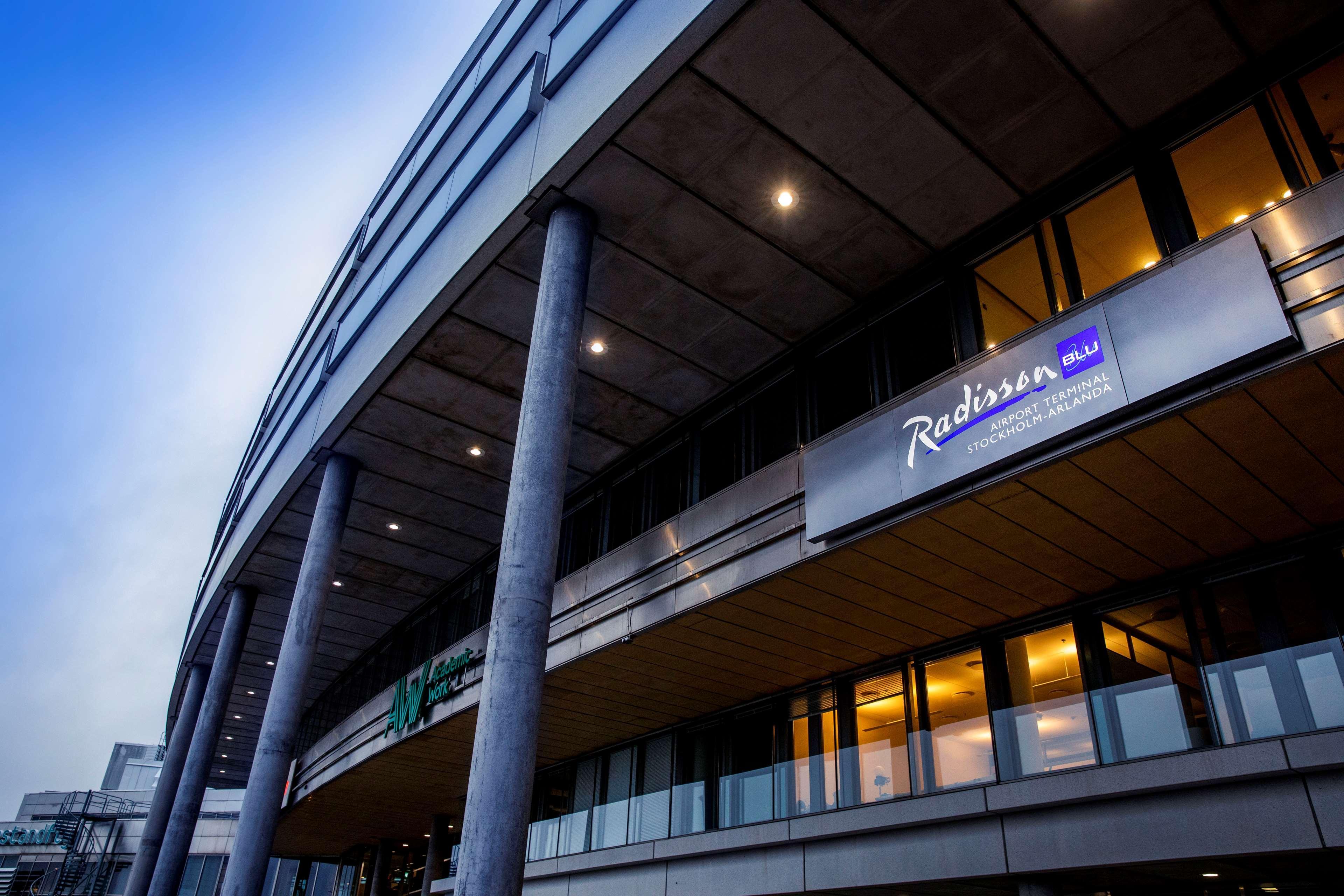 Vista Exterior Radisson Blu Airport Terminal Hotel, Stockholm-Arlanda Airport