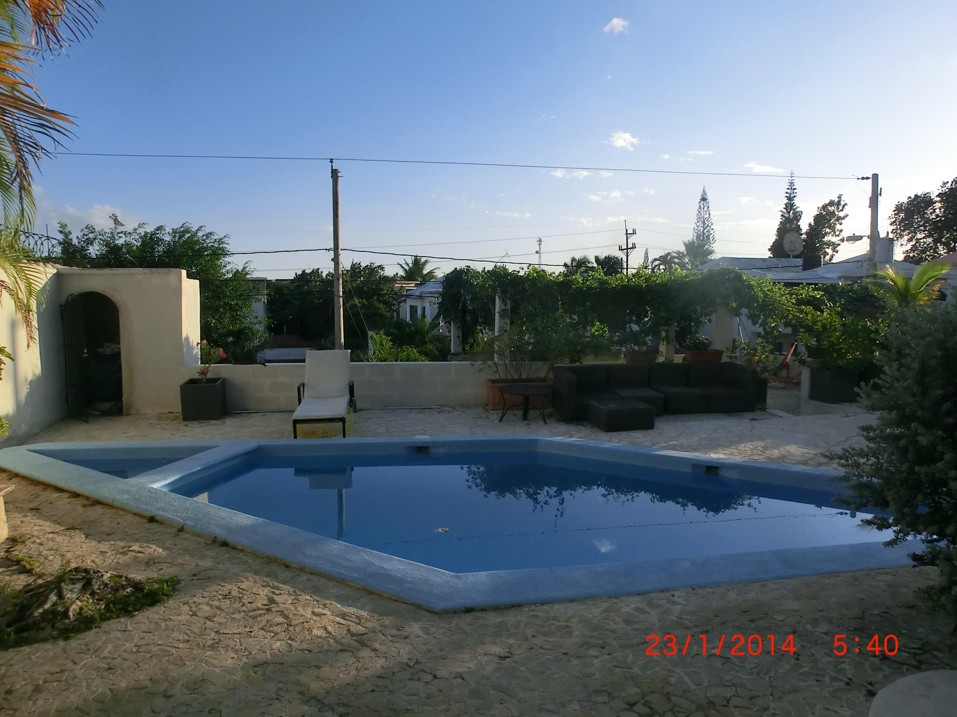 Vista Piscina Chambres d' hotes La Romana