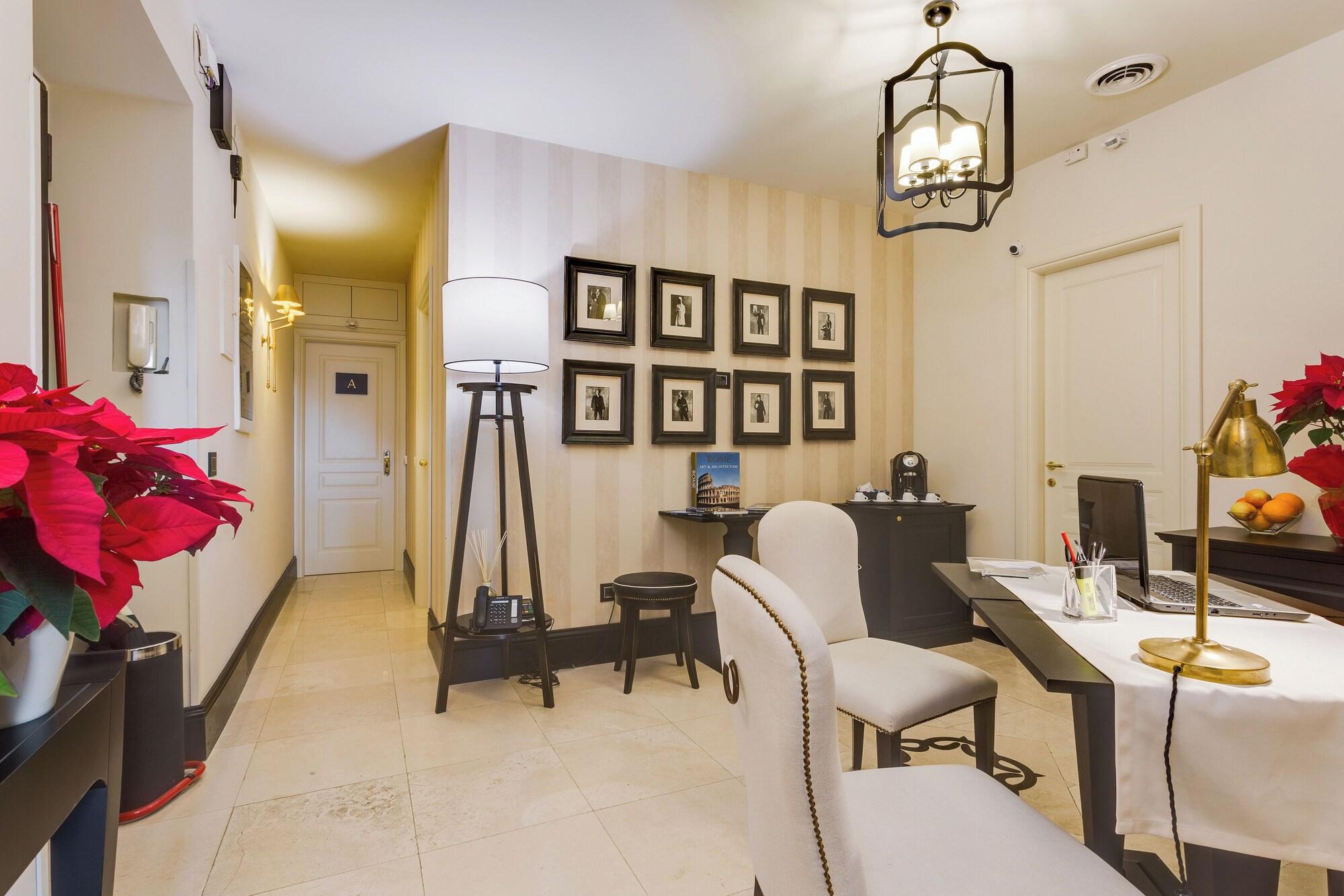 Vista Lobby Bellezza al Colosseo B&B and Apartments