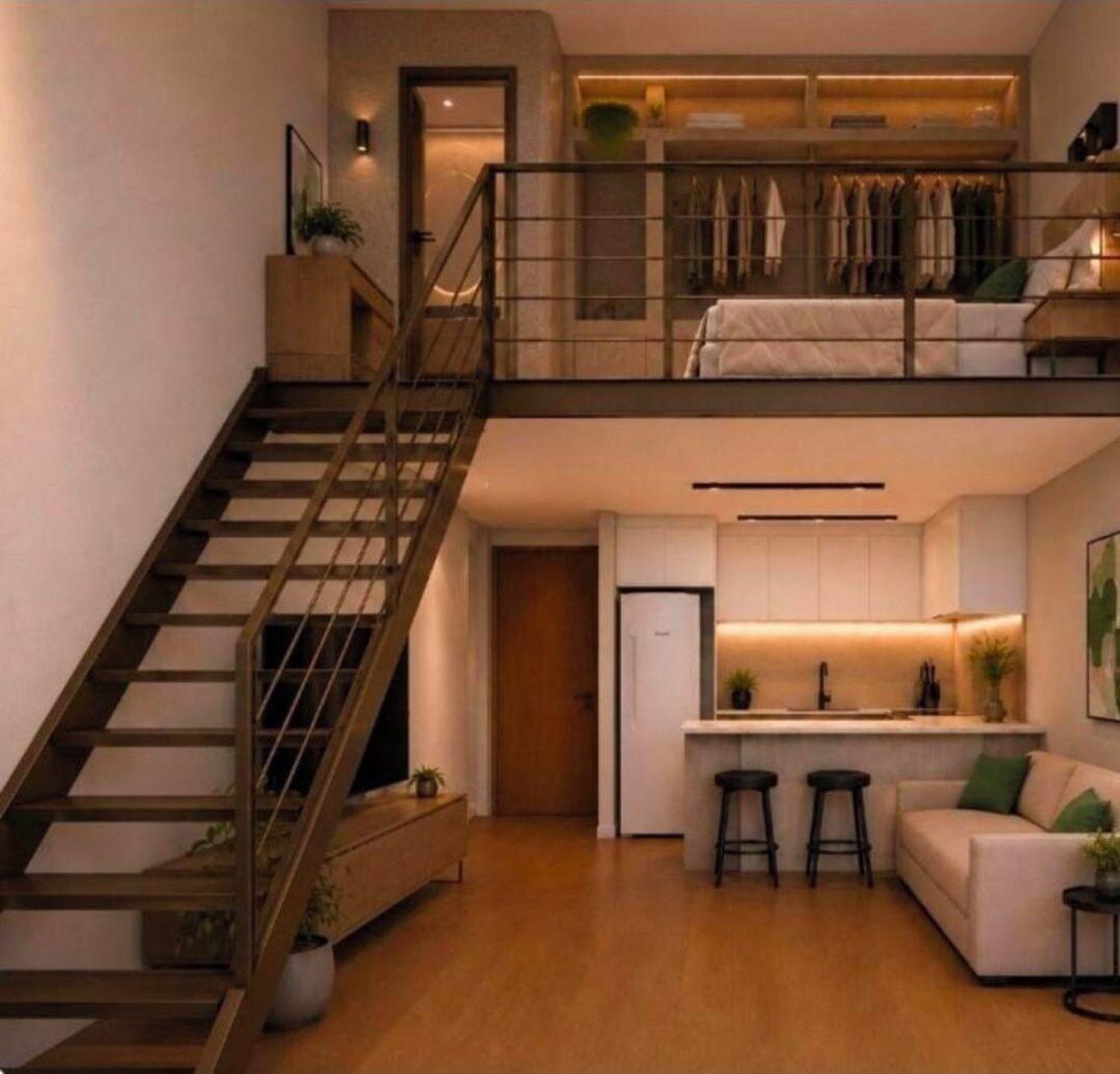 Quarto Aconchegante Loft Pé na Areia