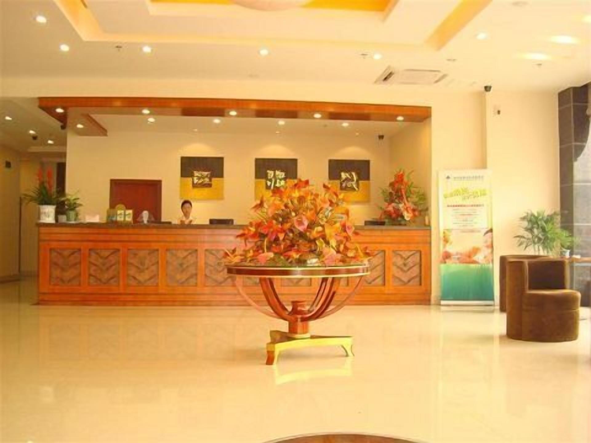 Vista Lobby GreenTree Inn Taizhou East Meilan Road University Town Hotel