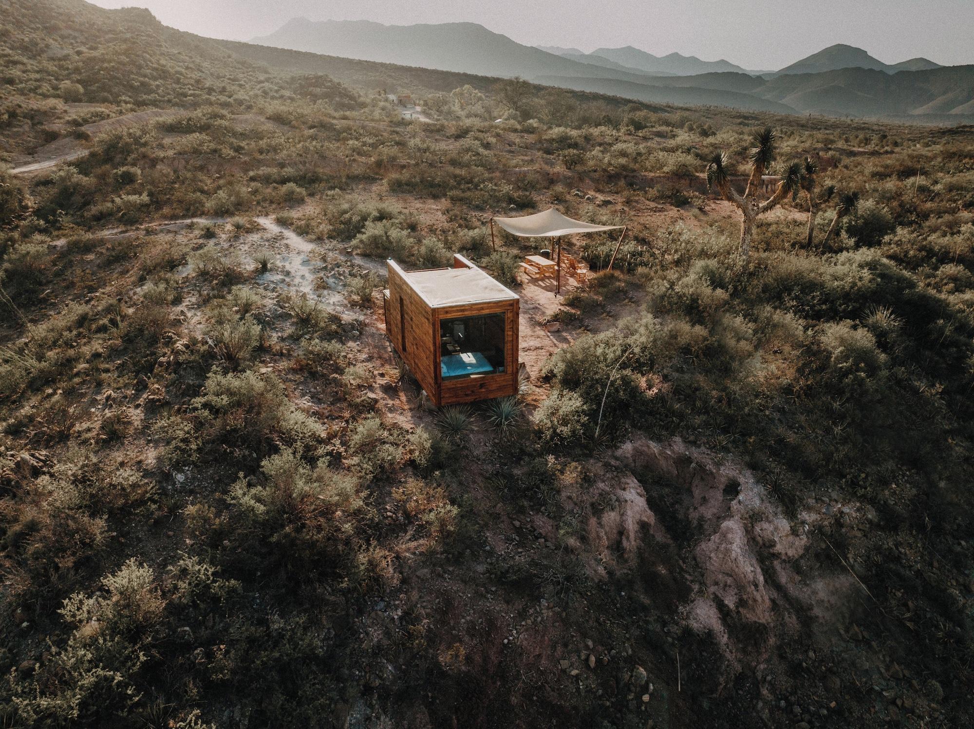 Vista Exterior Wander Cabins Arteaga