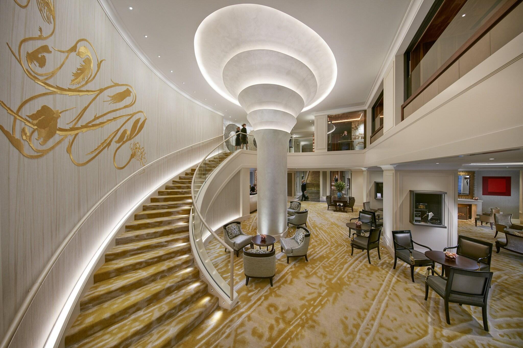 Vista do lobby Mandarin Oriental, Munich