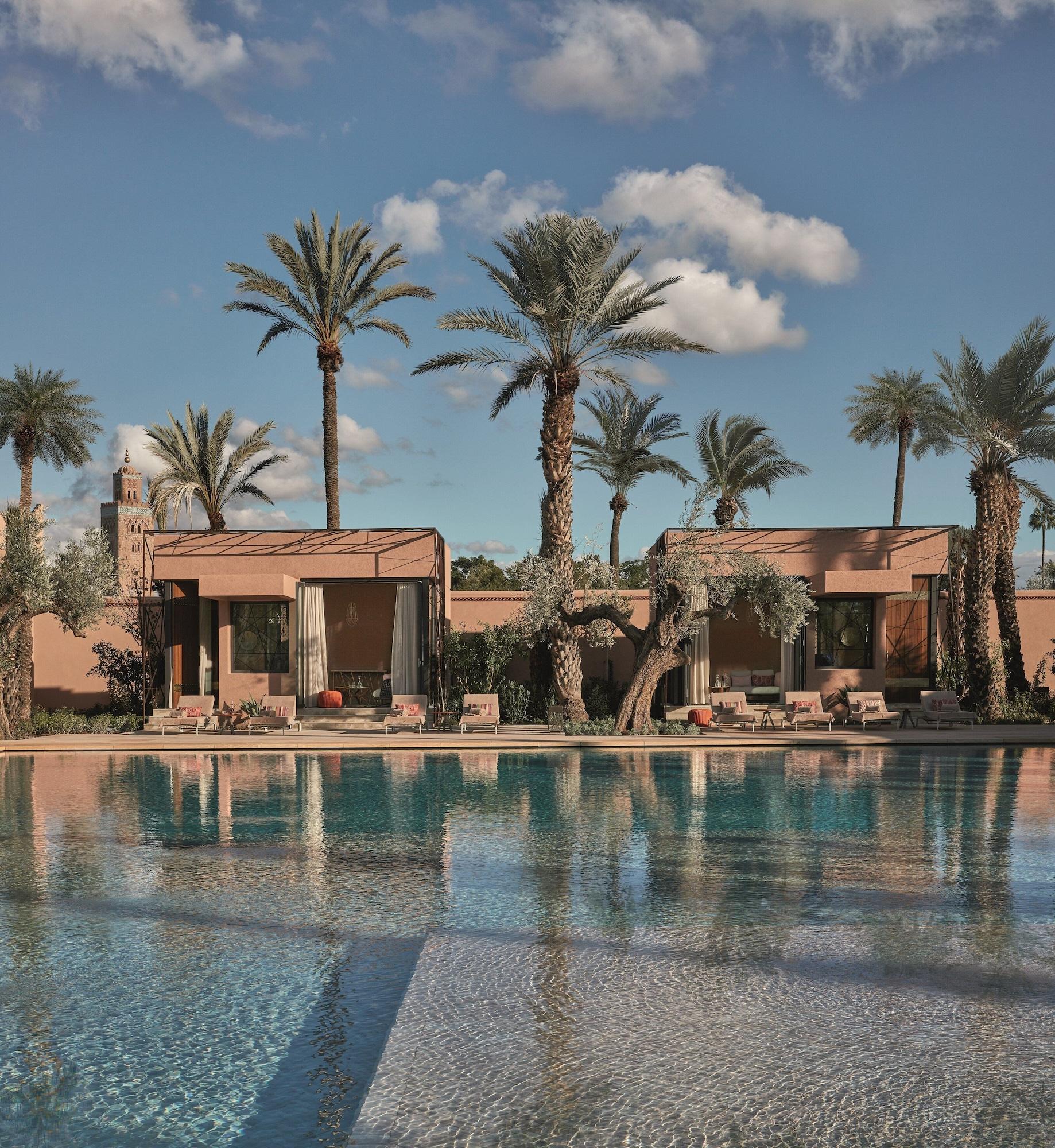 Vista Piscina Royal Mansour Marrakech