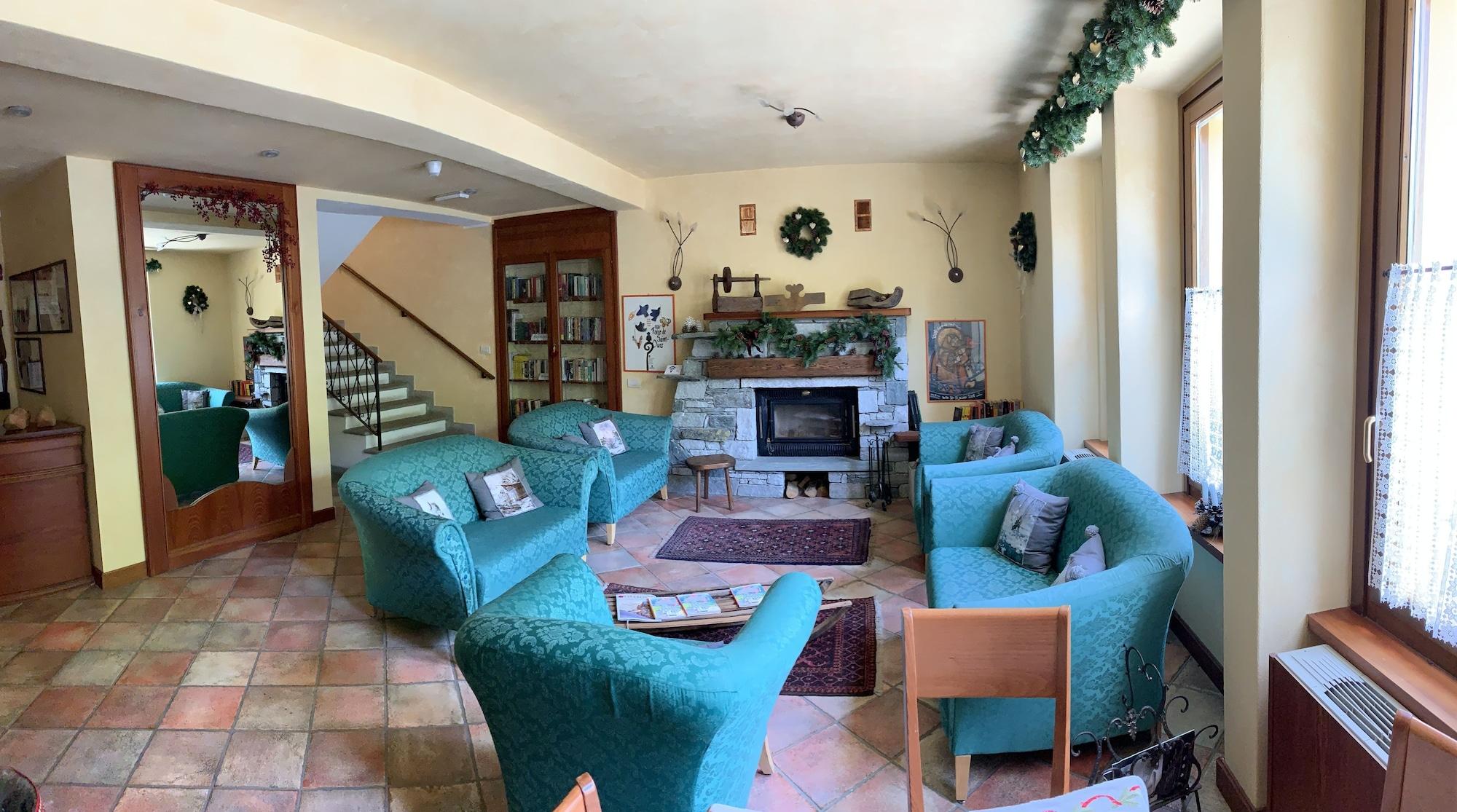 Vista Lobby R.T.A. Hotel Monte Rosa