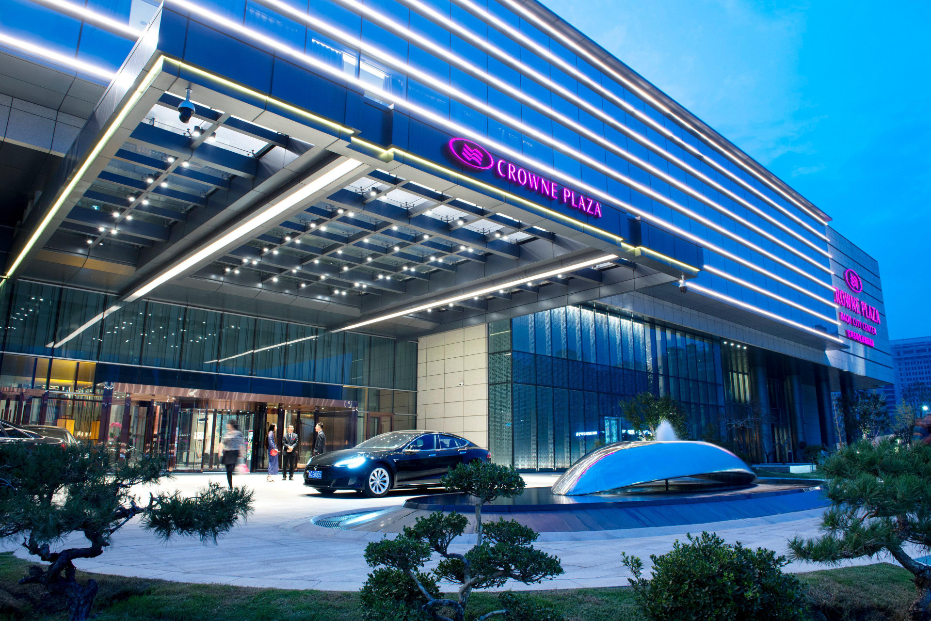 Vista Exterior Crowne Plaza Baoji City Center by IHG