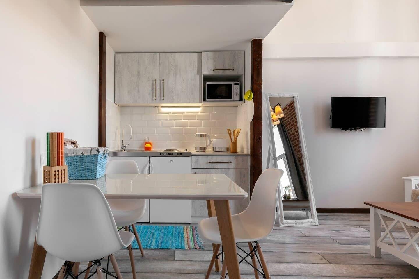 Equipamiento de Habitación Cozy Studios on Freedom Square