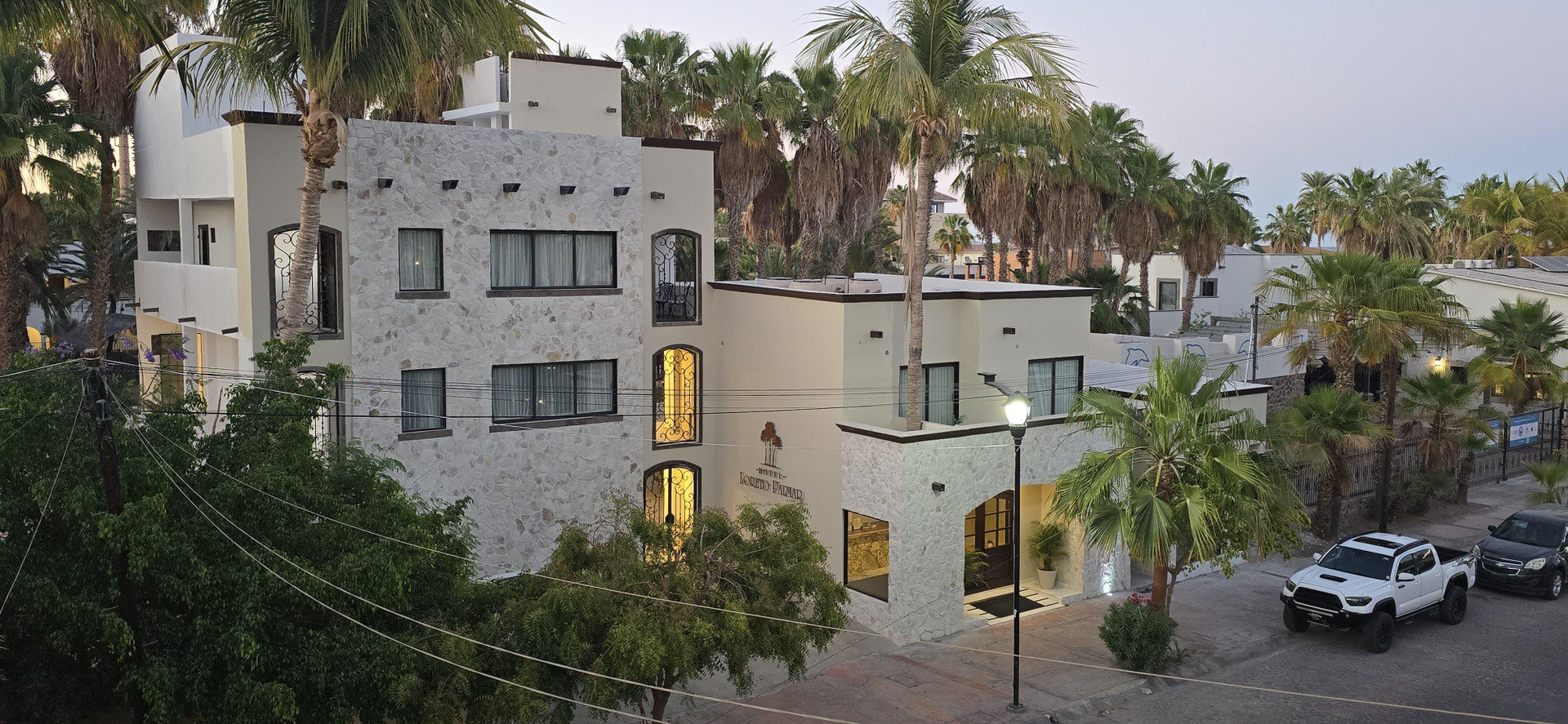 Vista Exterior Hotel Loreto Palmar