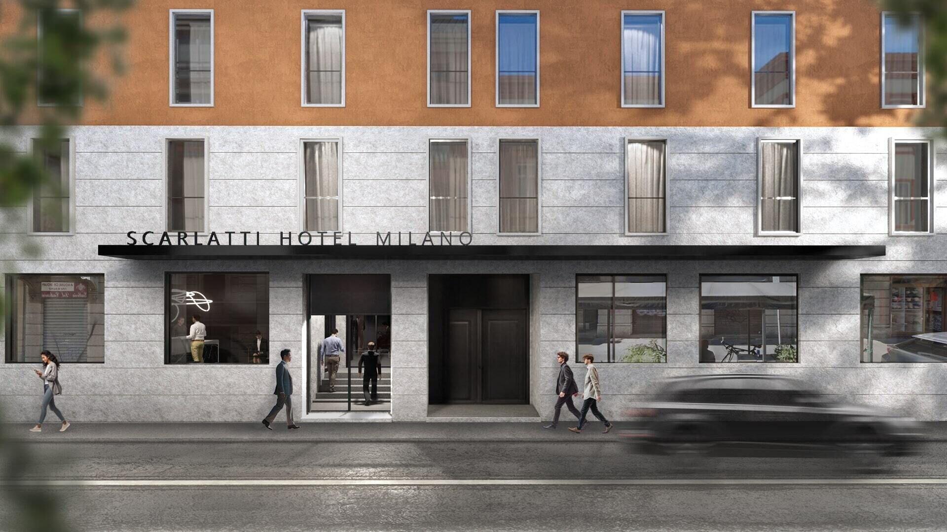 Vista Exterior Scarlatti Hotel Milano