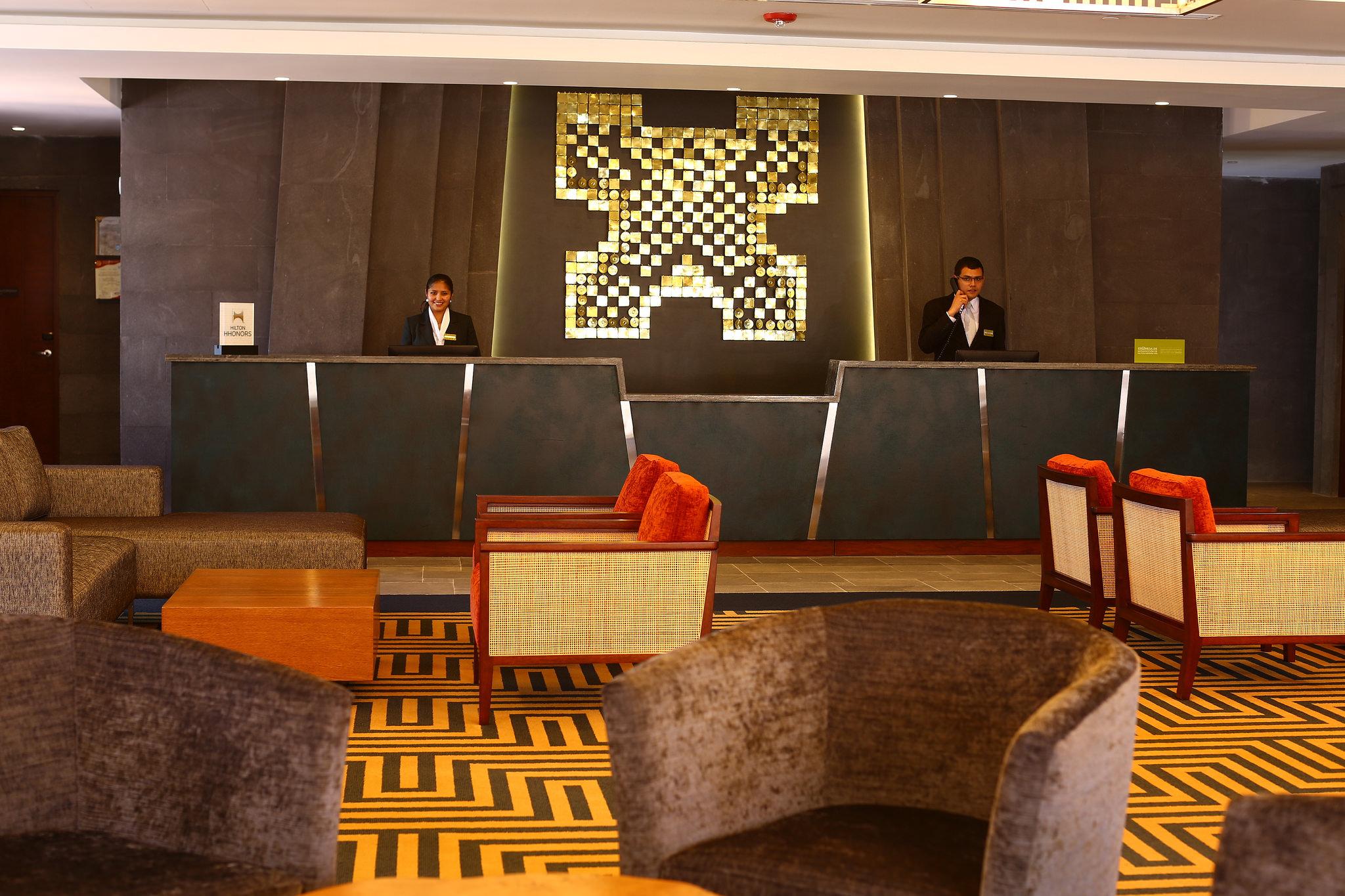 Vista Lobby Hilton Garden Inn Cusco