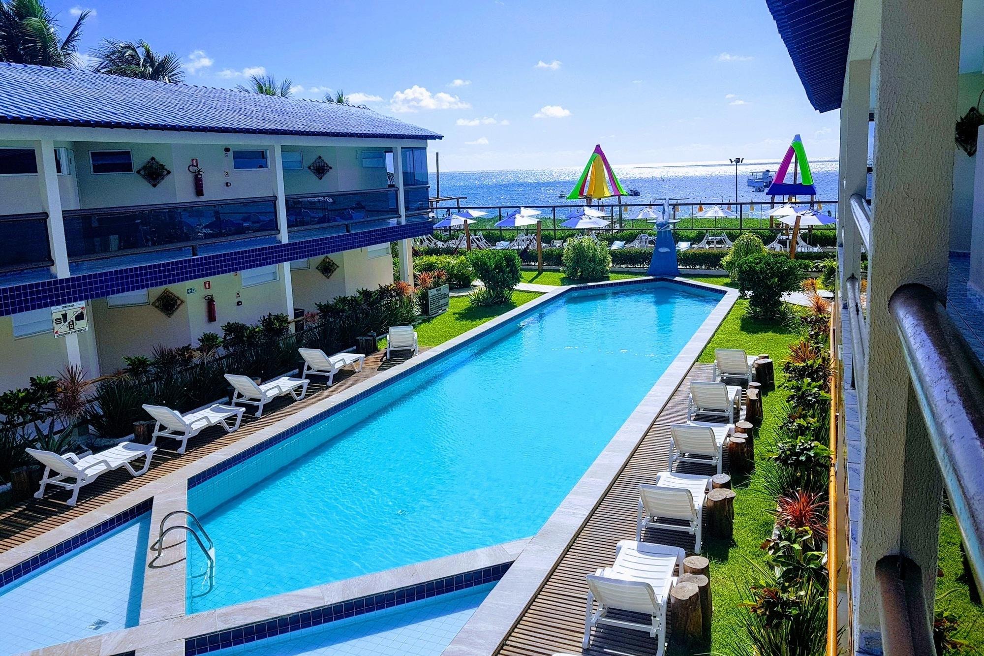 Vista da piscina Croa Mares Hotel